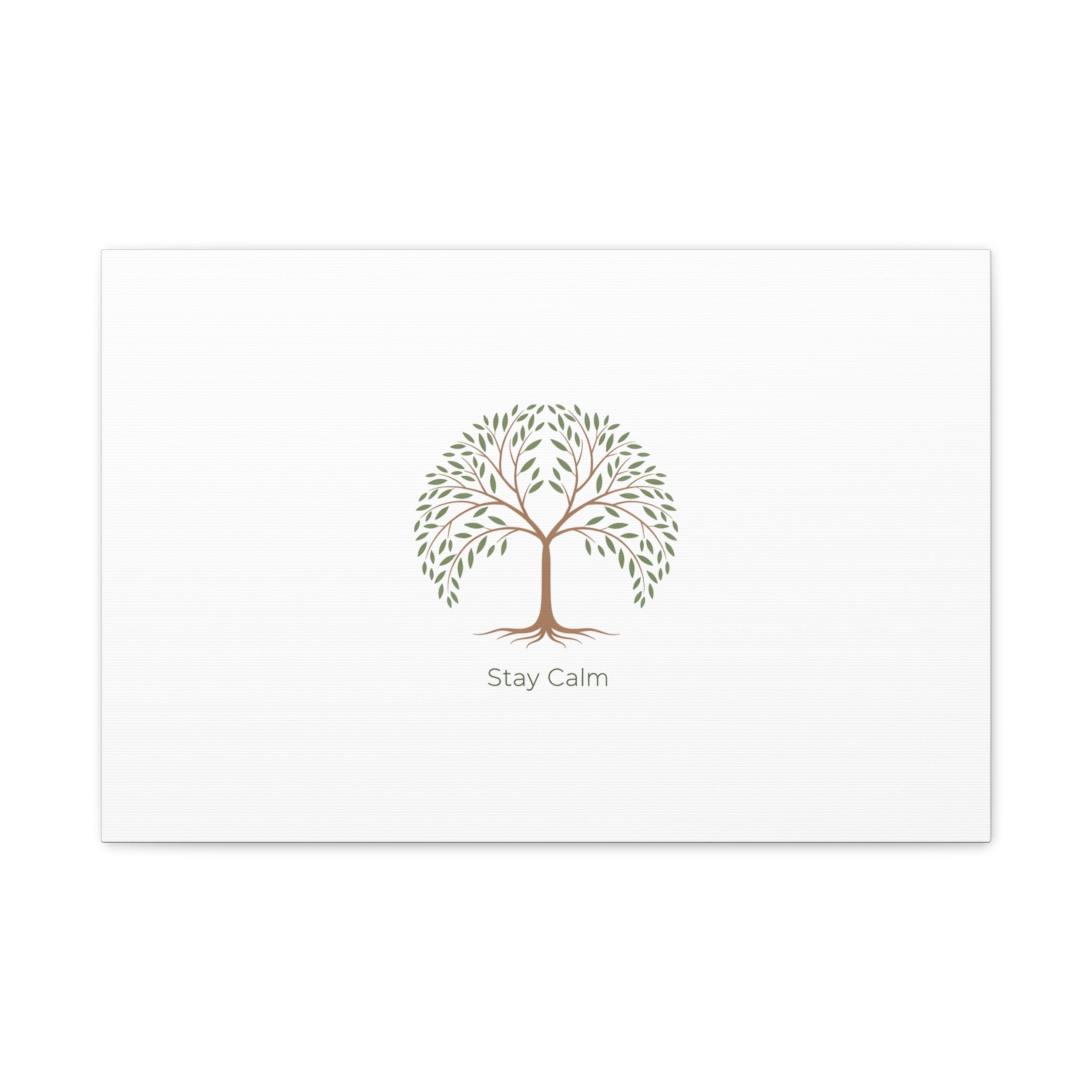 Stay Calm Canvas | Winter Fitness Grind, gym motivation decor