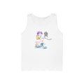 Artistic Wave Tank Top — "We’re All the Same" Collage Graphic