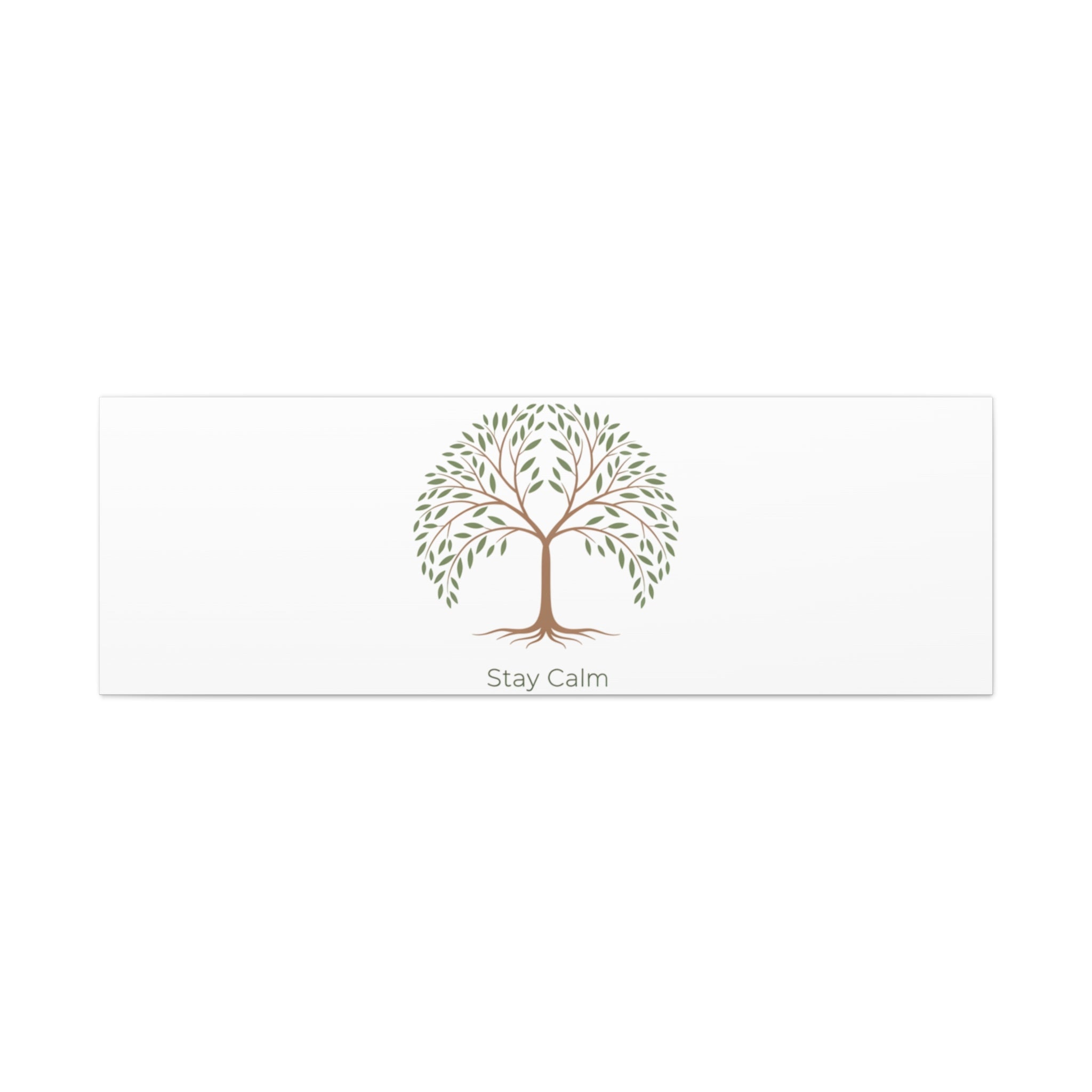 Stay Calm Canvas | Winter Fitness Grind, gym motivation decor