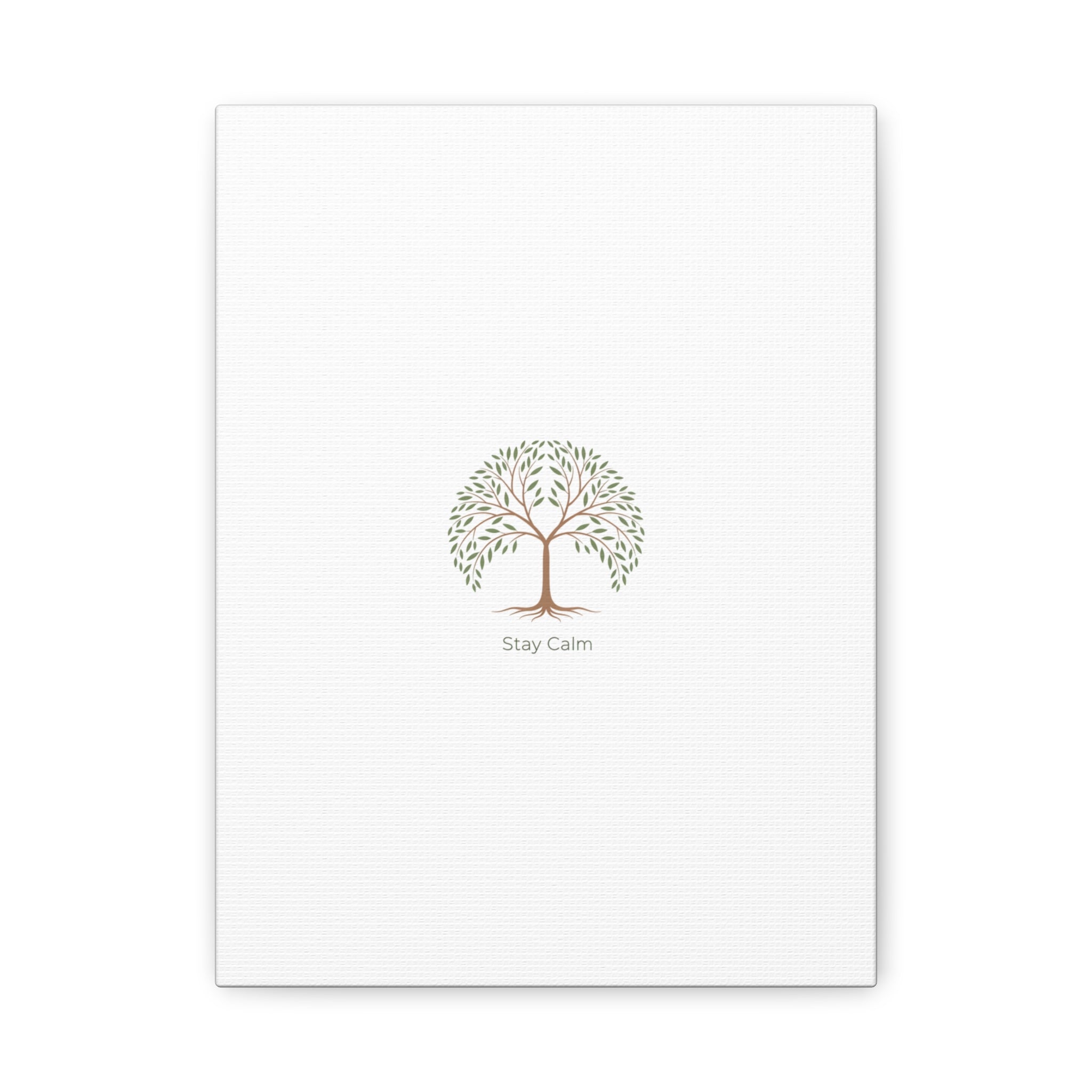 Stay Calm Canvas | Winter Fitness Grind, gym motivation decor