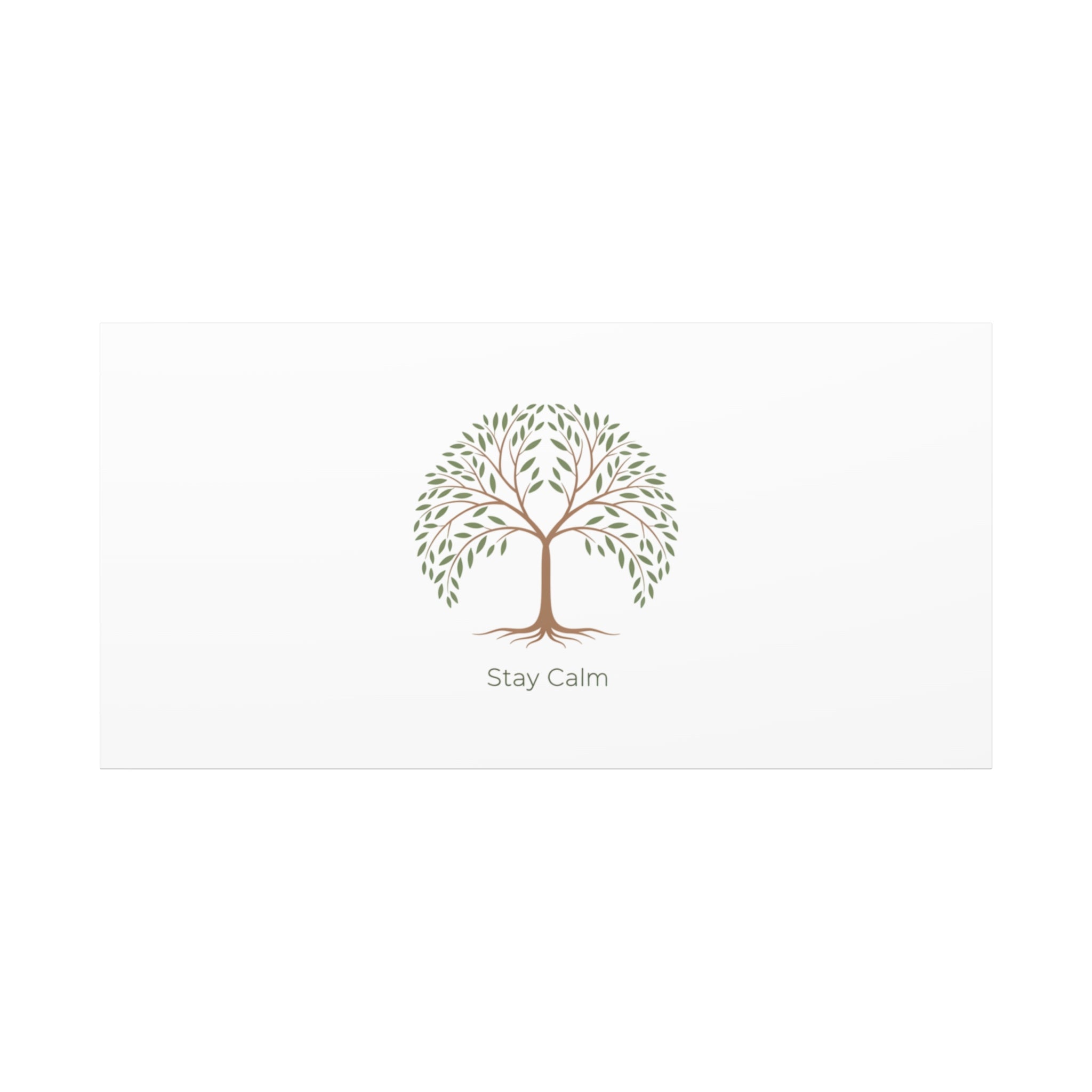 Stay Calm Canvas | Winter Fitness Grind, gym motivation decor