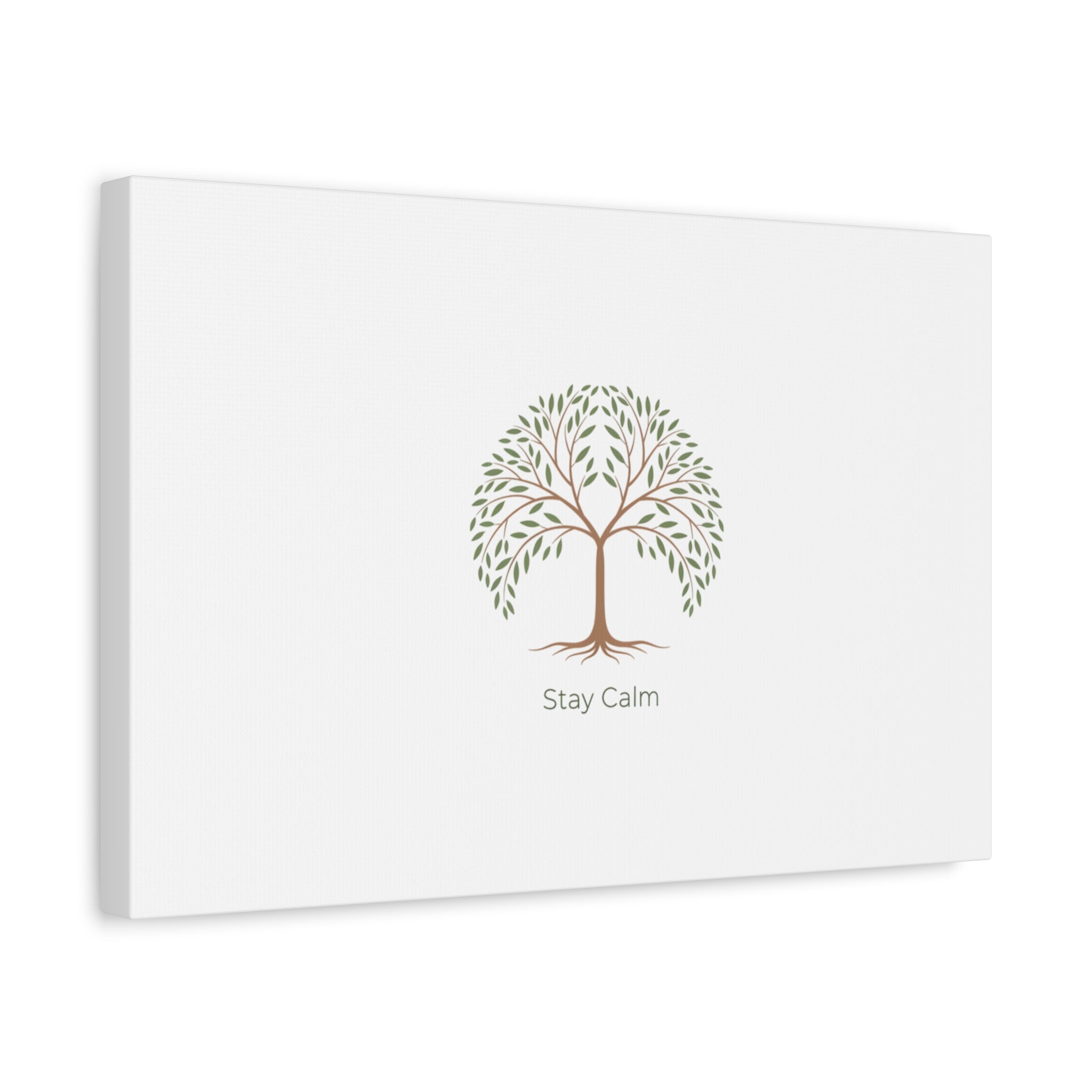 Stay Calm Canvas | Winter Fitness Grind, gym motivation decor