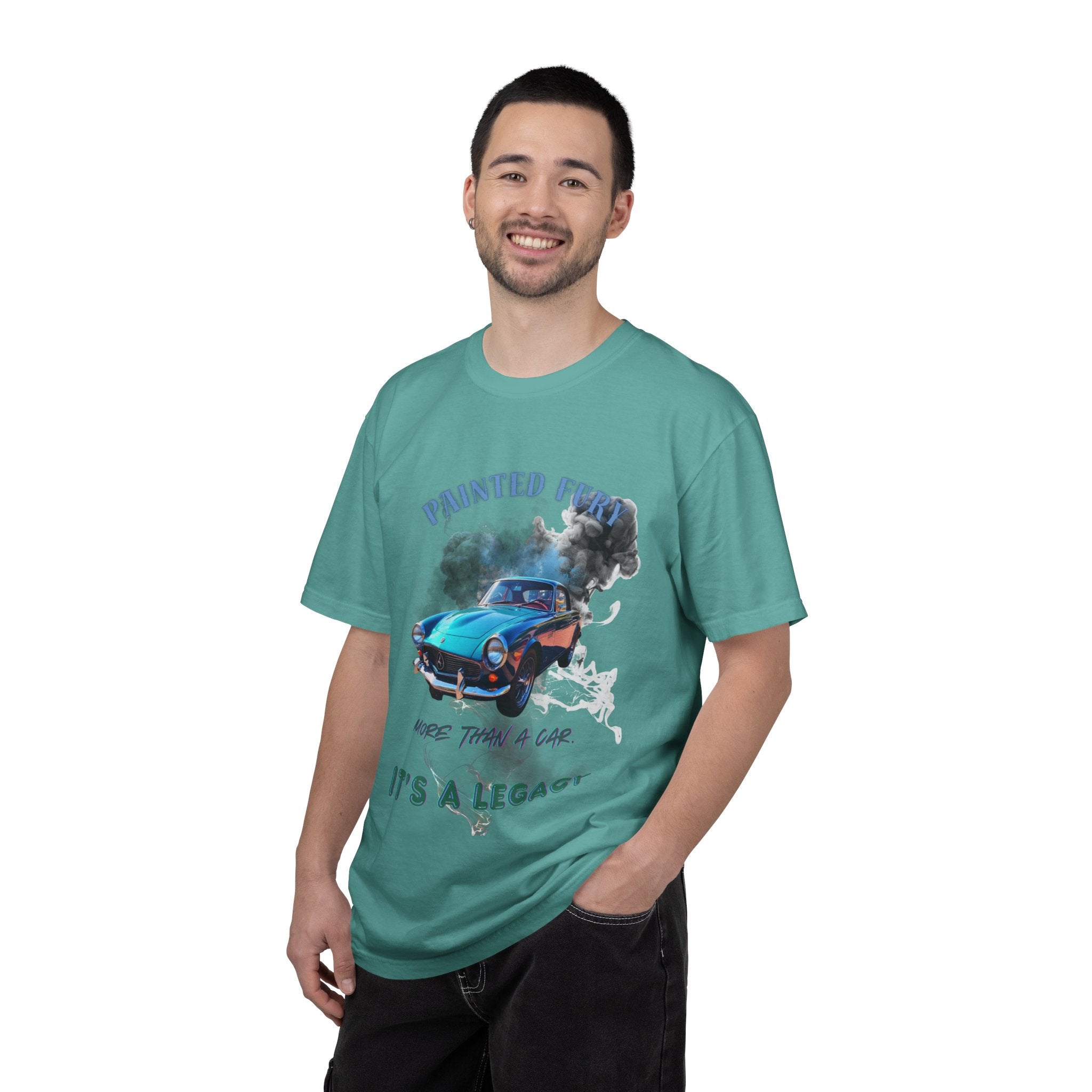 Classic Car T-Shirt — "Painted Funk: It's a Legacy" Vintage Sports Car Graphic Tee