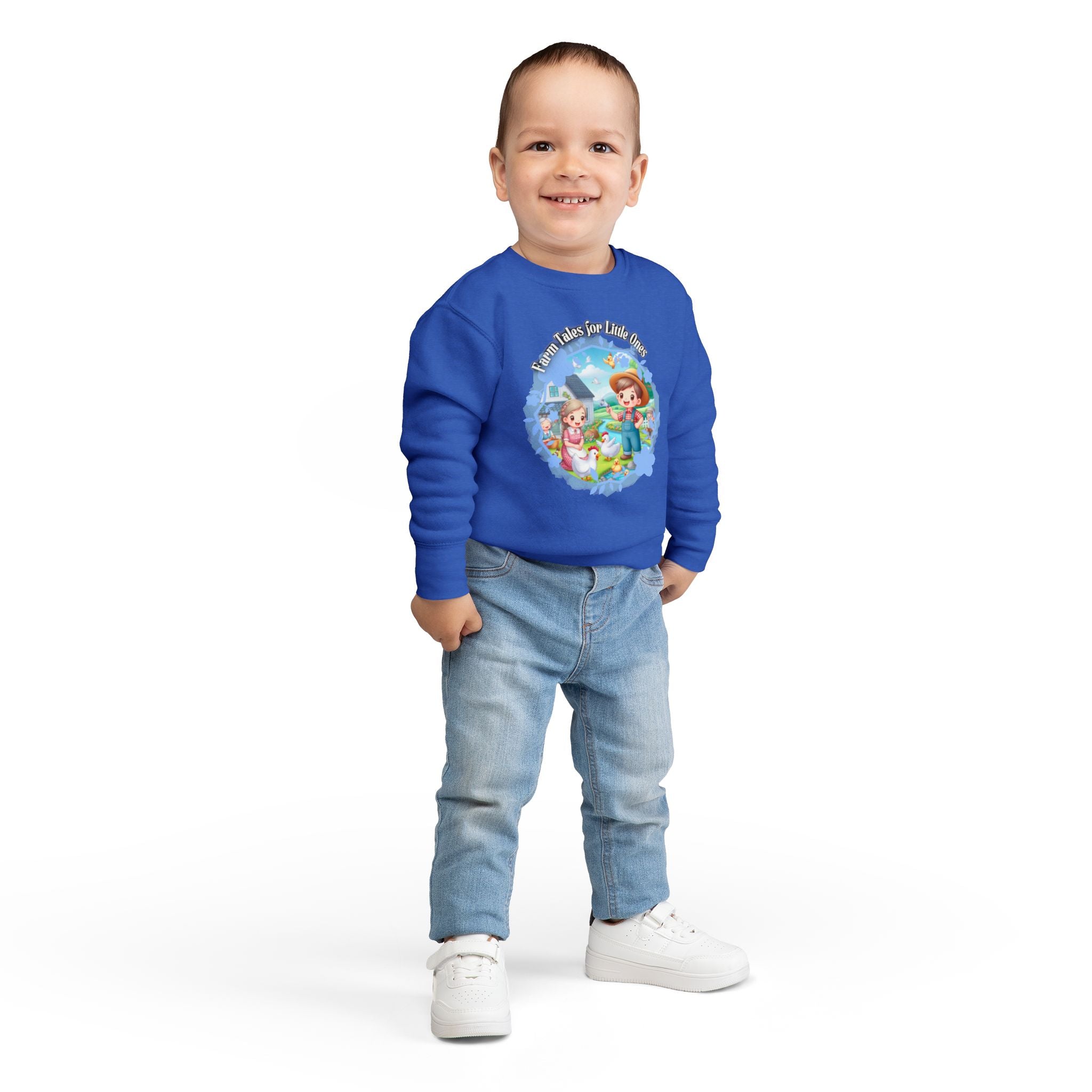 Toddler Sweatshirt — "Ali Baba'nın Çiftliği" Cute Farm-Themed Kids Pullover