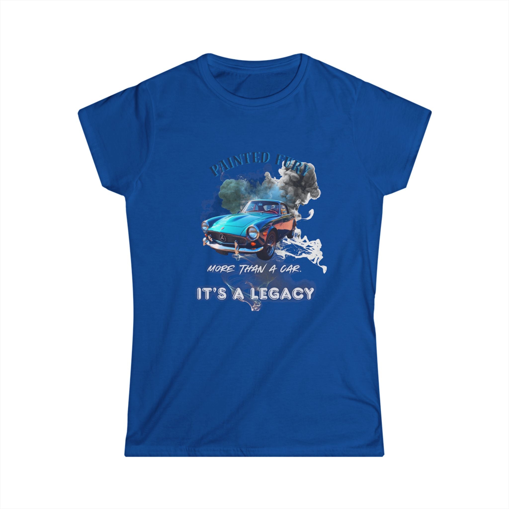 Classic Car Tee — "Painted Finish, It's A Legacy" Women's Vintage Automotive T-Shirt