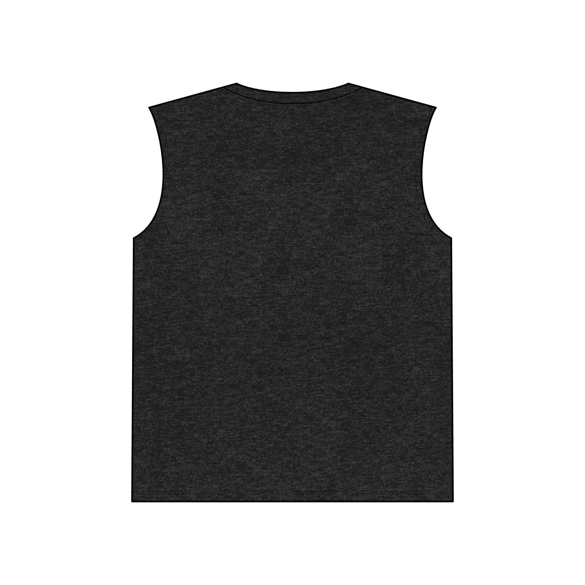 Autumn Light Muscle Tank — Vintage Lady Fall Graphic Tank Top