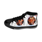 Women's Classic Sneakers — Cosmic Fox Art High-Top Sneakers (Galaxy Fox Design)