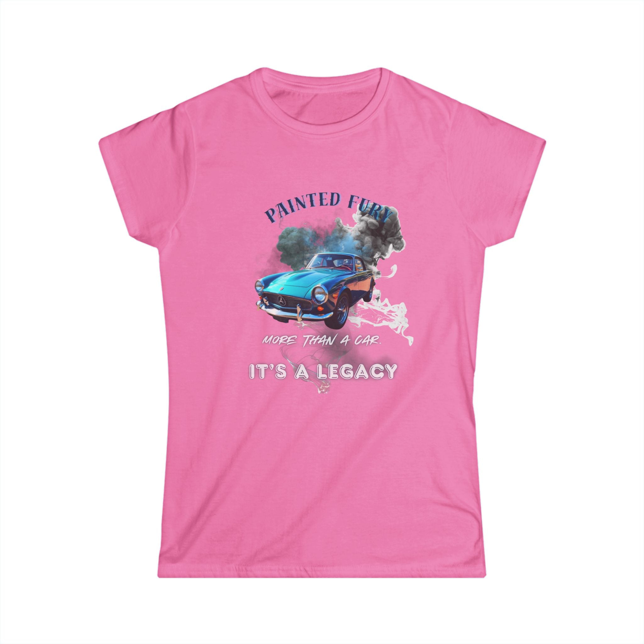 Classic Car Tee — "Painted Finish, It's A Legacy" Women's Vintage Automotive T-Shirt