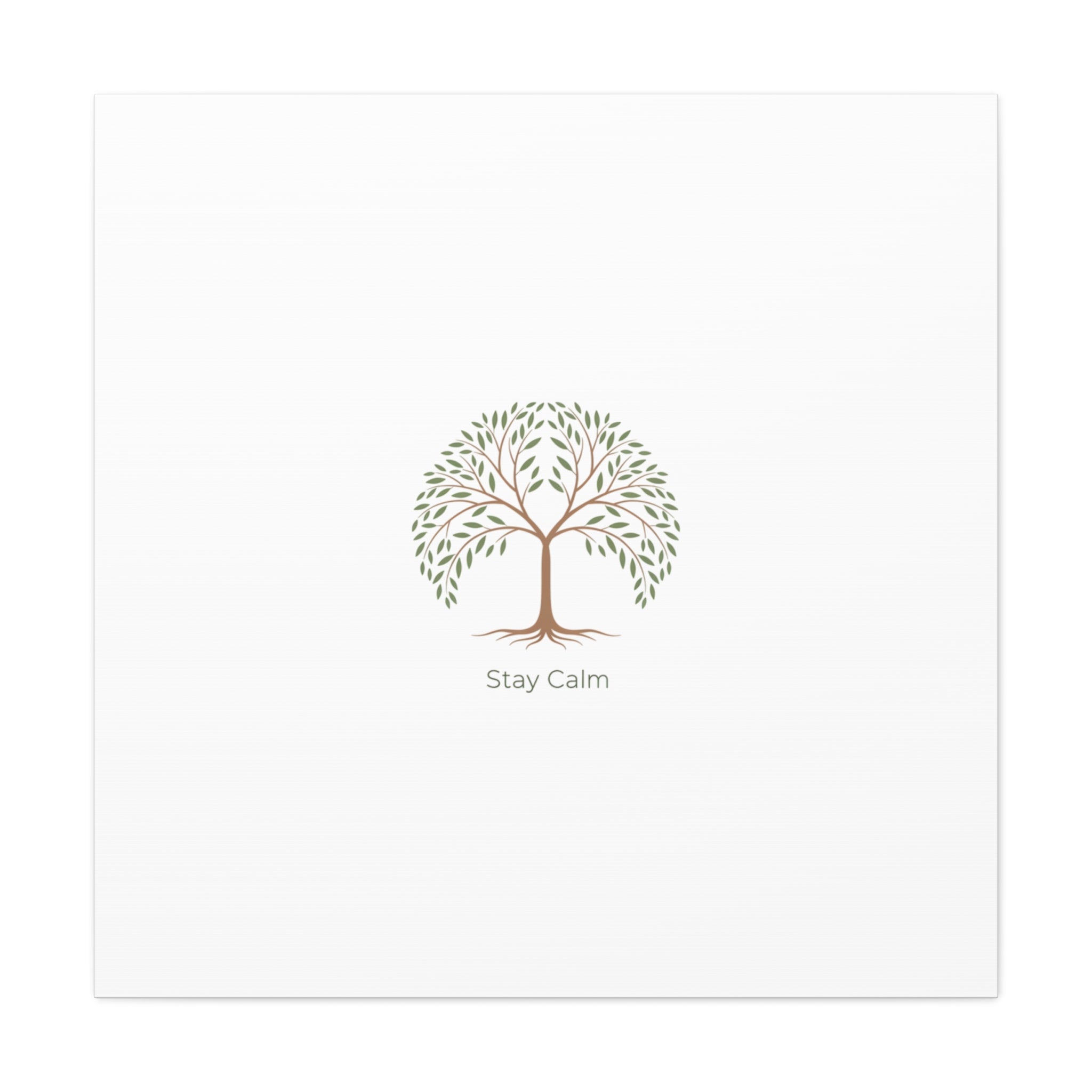 Stay Calm Canvas | Winter Fitness Grind, gym motivation decor