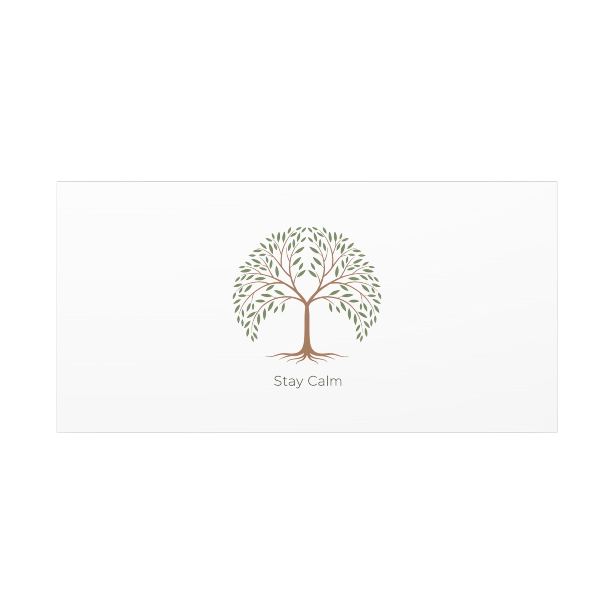 Stay Calm Canvas | Winter Fitness Grind, gym motivation decor