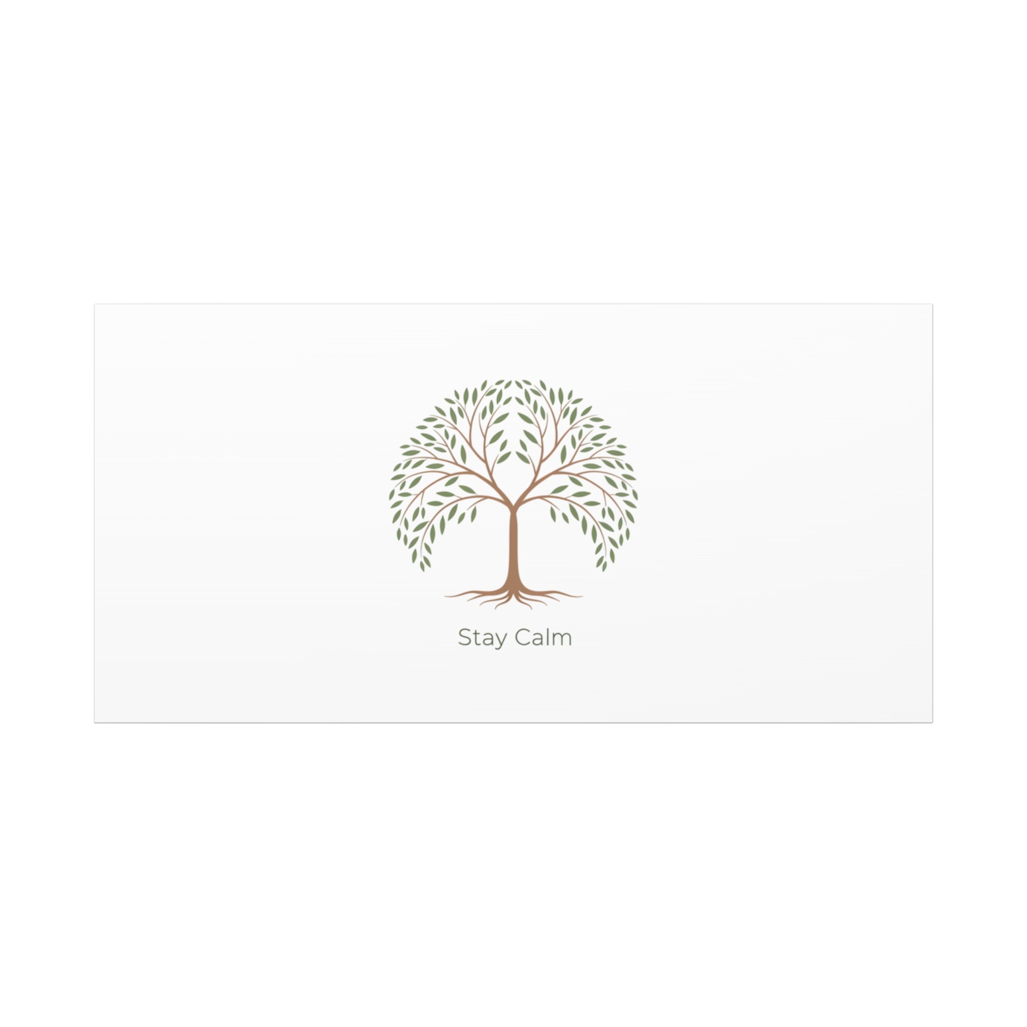 Stay Calm Canvas | Winter Fitness Grind, gym motivation decor