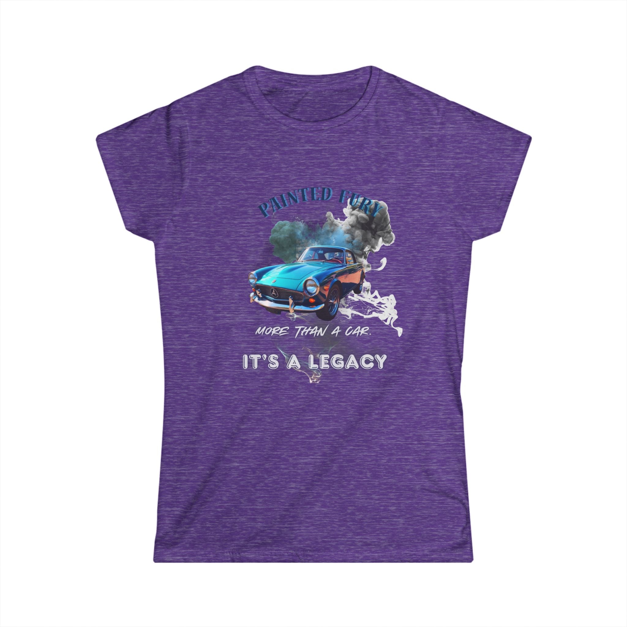Classic Car Tee — "Painted Finish, It's A Legacy" Women's Vintage Automotive T-Shirt