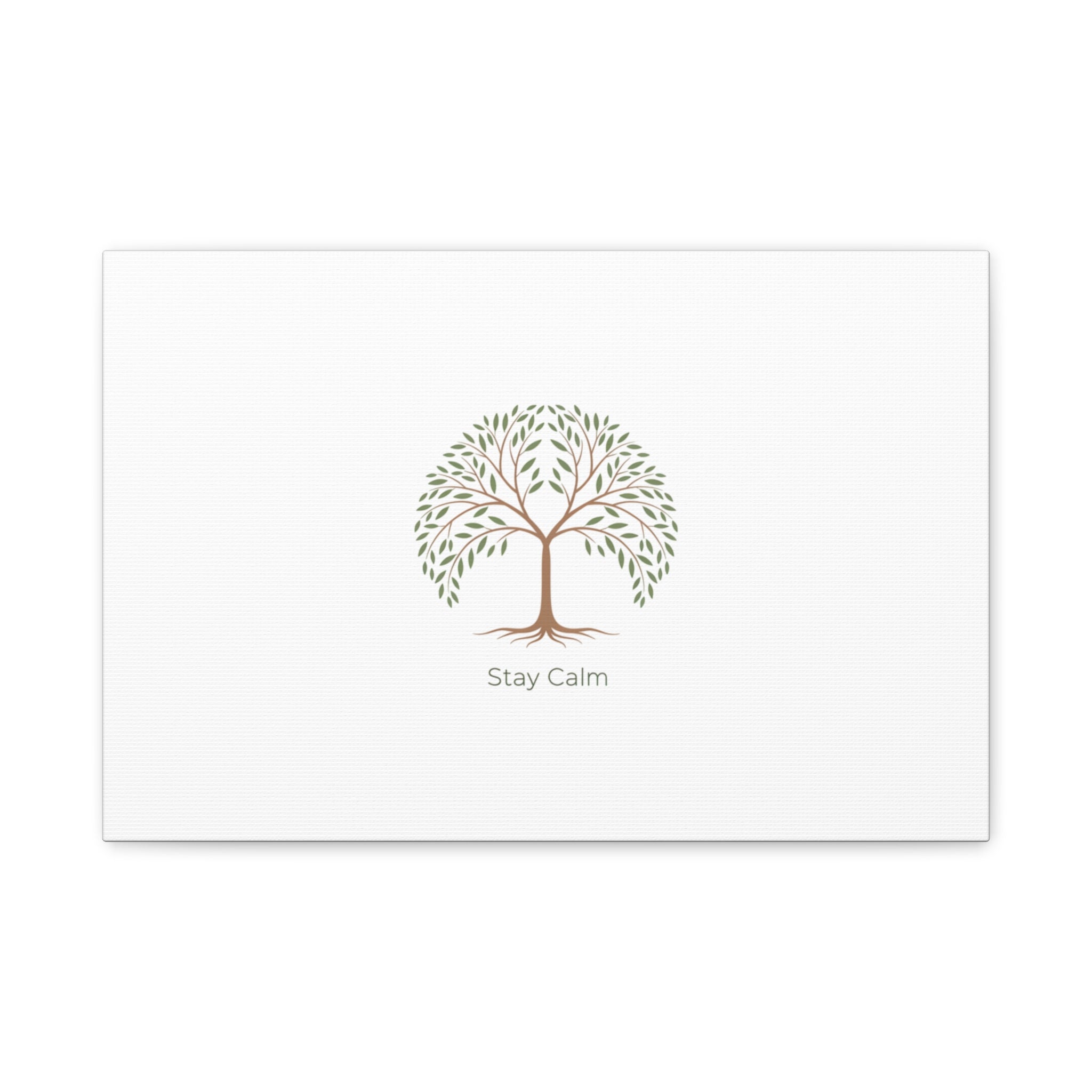 Stay Calm Canvas | Winter Fitness Grind, gym motivation decor