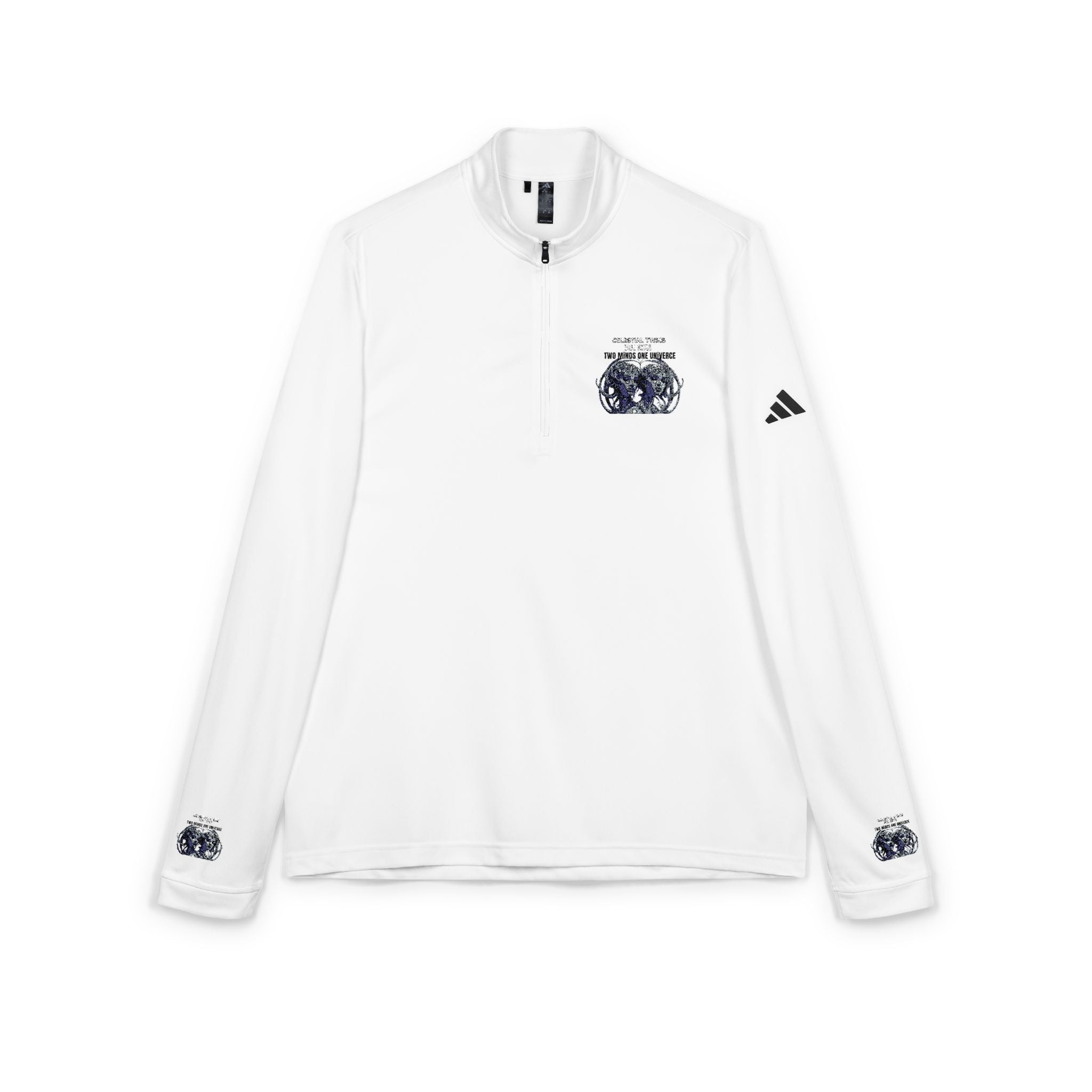 Adidas® 'Hidden' Floral Crest Embroidered Performance Pullover