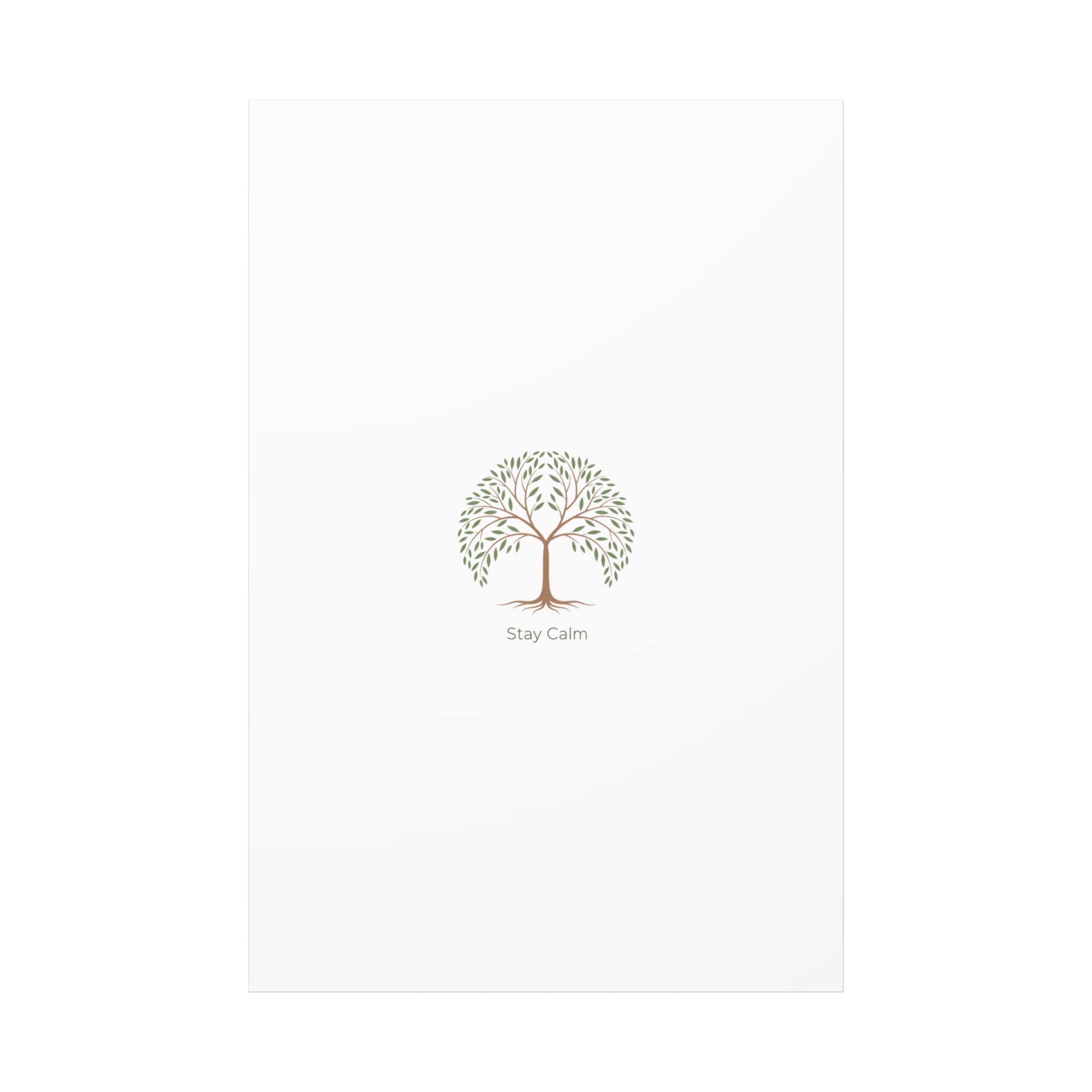 Stay Calm Canvas | Winter Fitness Grind, gym motivation decor