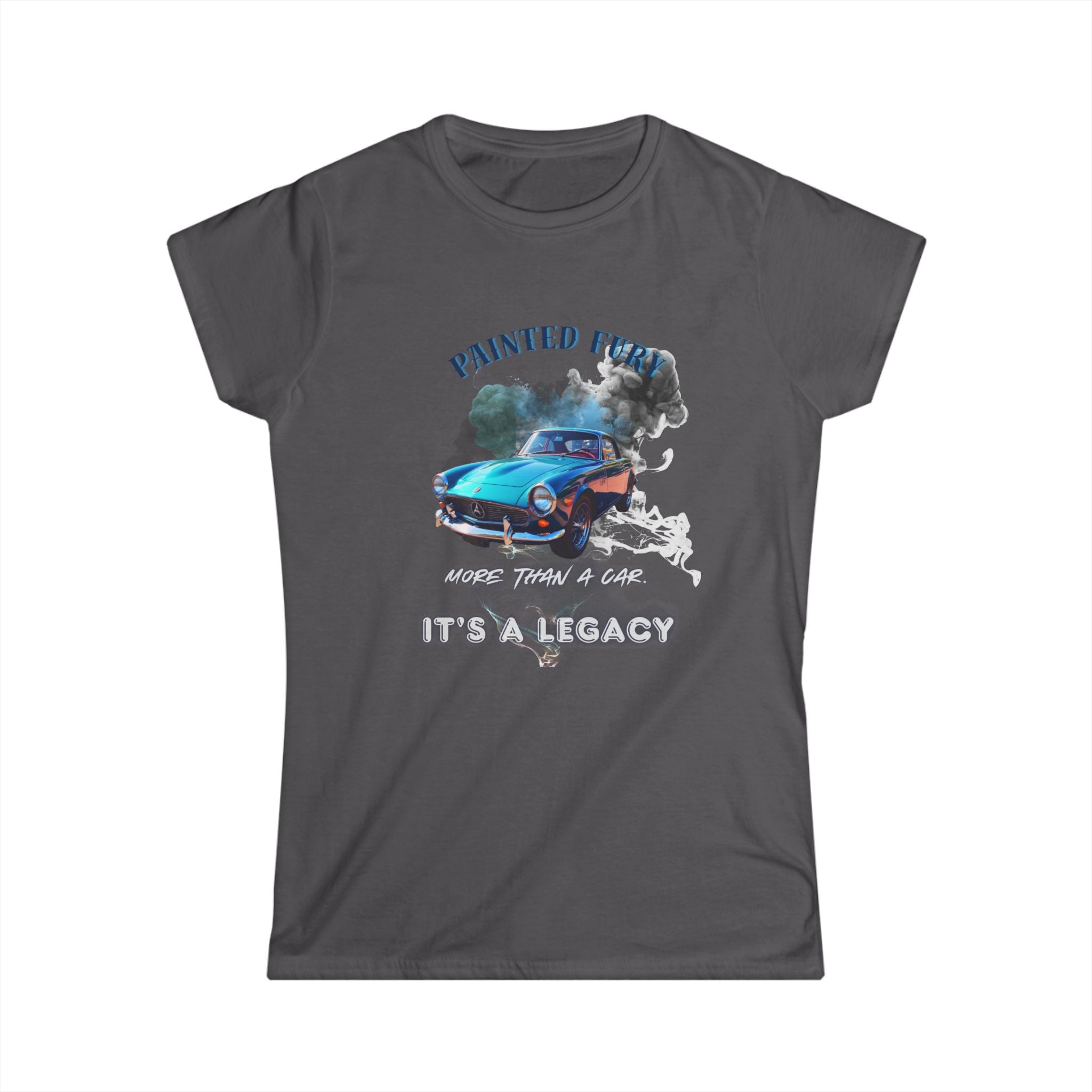 Classic Car Tee — "Painted Finish, It's A Legacy" Women's Vintage Automotive T-Shirt