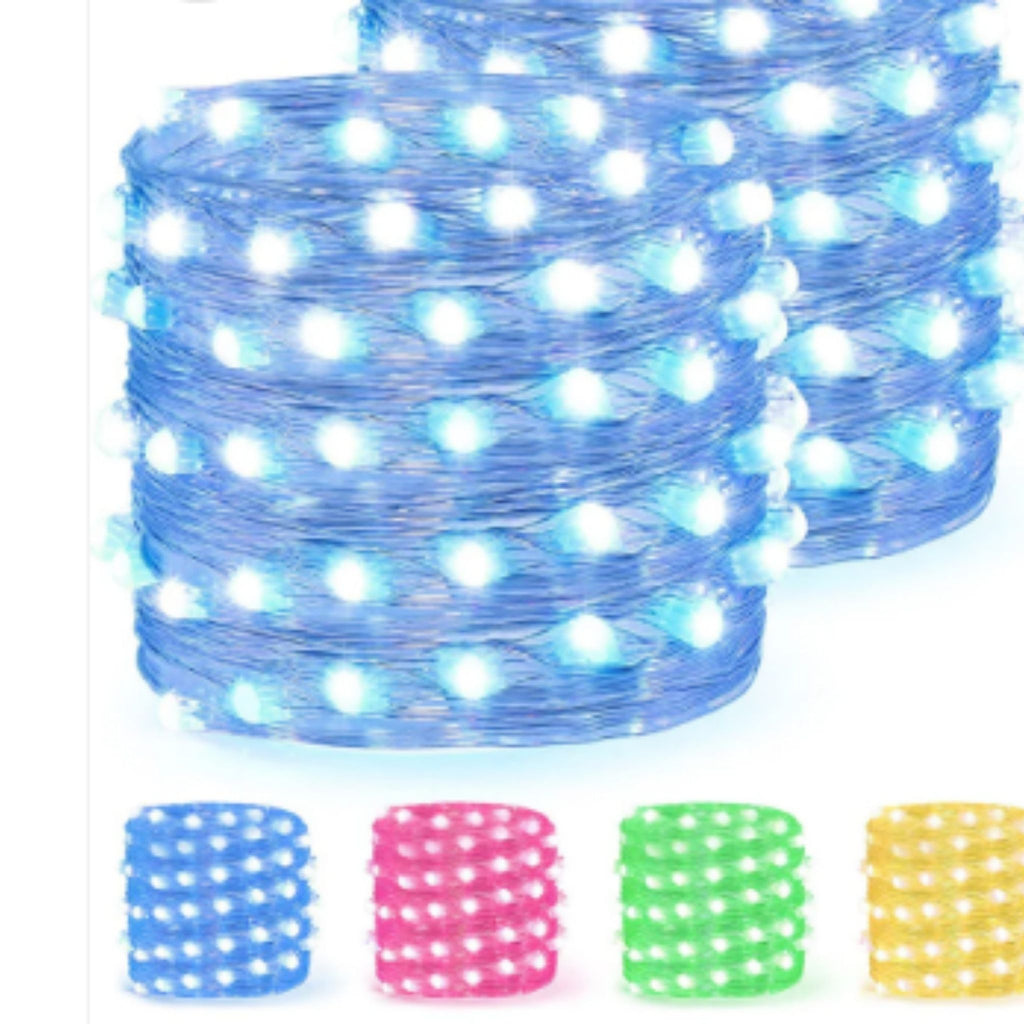 50 LED RGB Color Changing String Lights with Remote Control