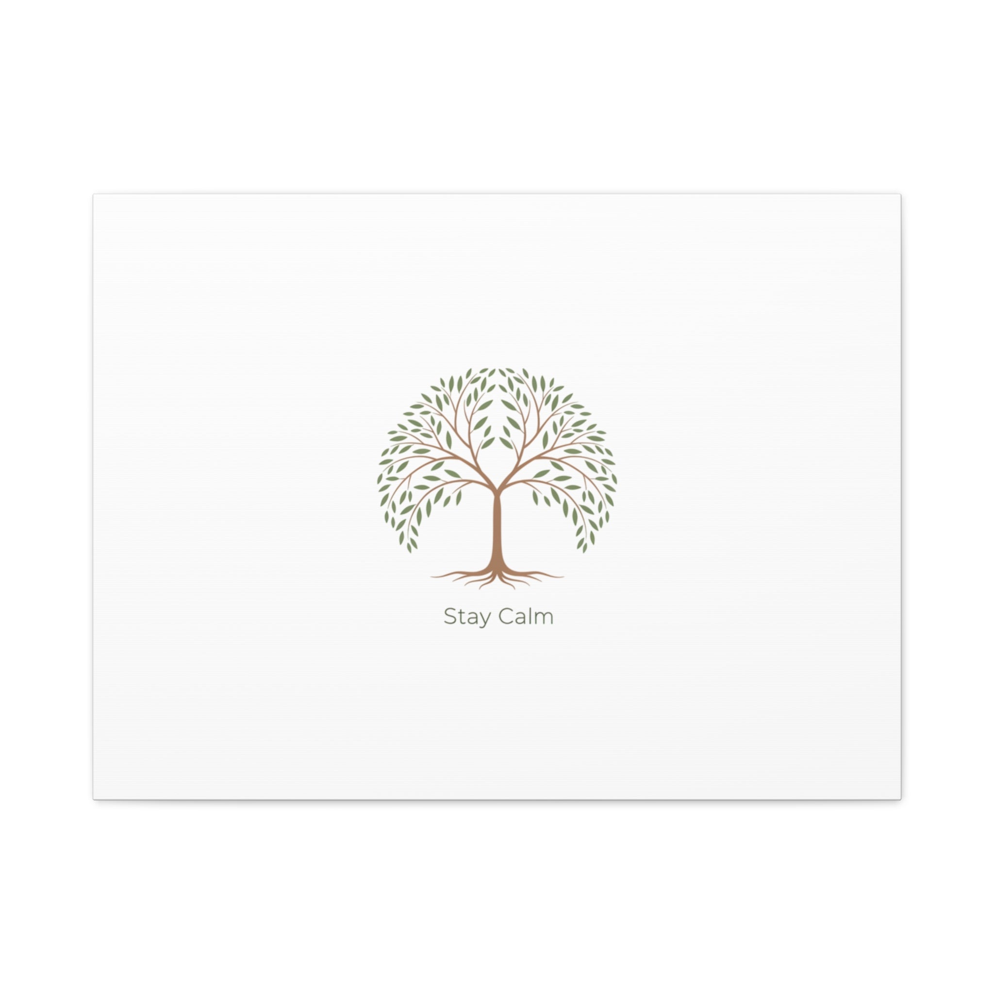 Stay Calm Canvas | Winter Fitness Grind, gym motivation decor