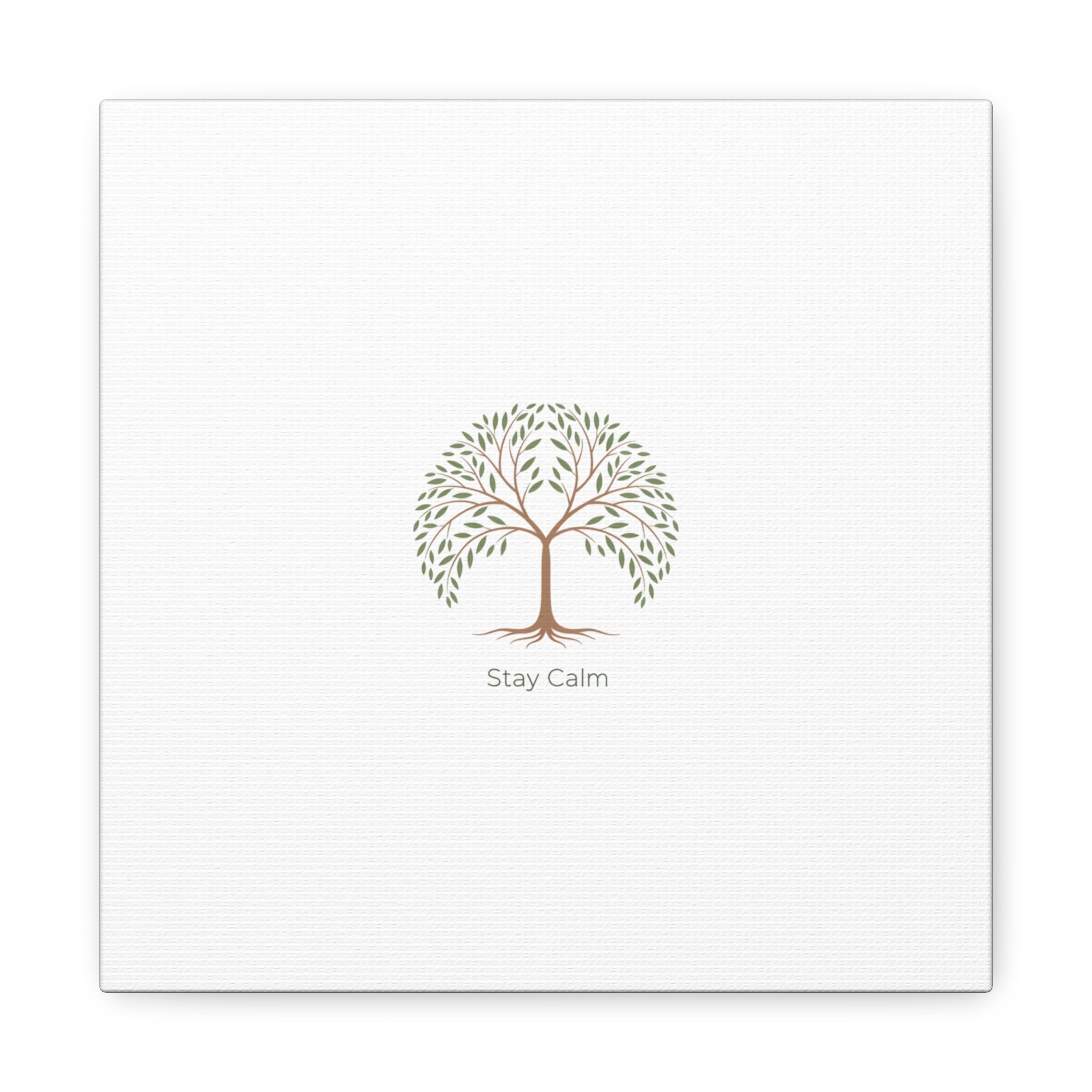 Stay Calm Canvas | Winter Fitness Grind, gym motivation decor