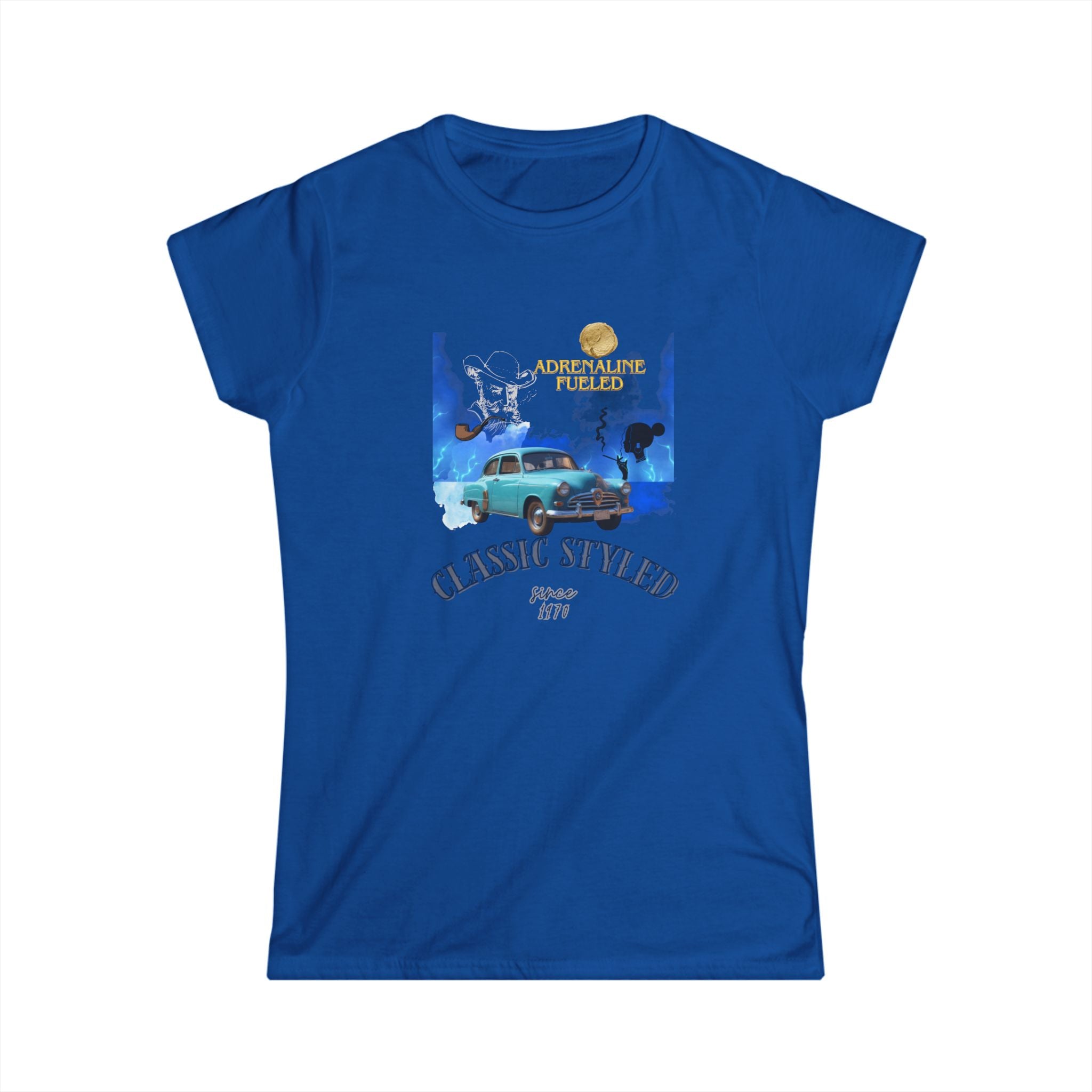 Classic Styled Women's Tee — Retro Car Graphic "Classic Styled"