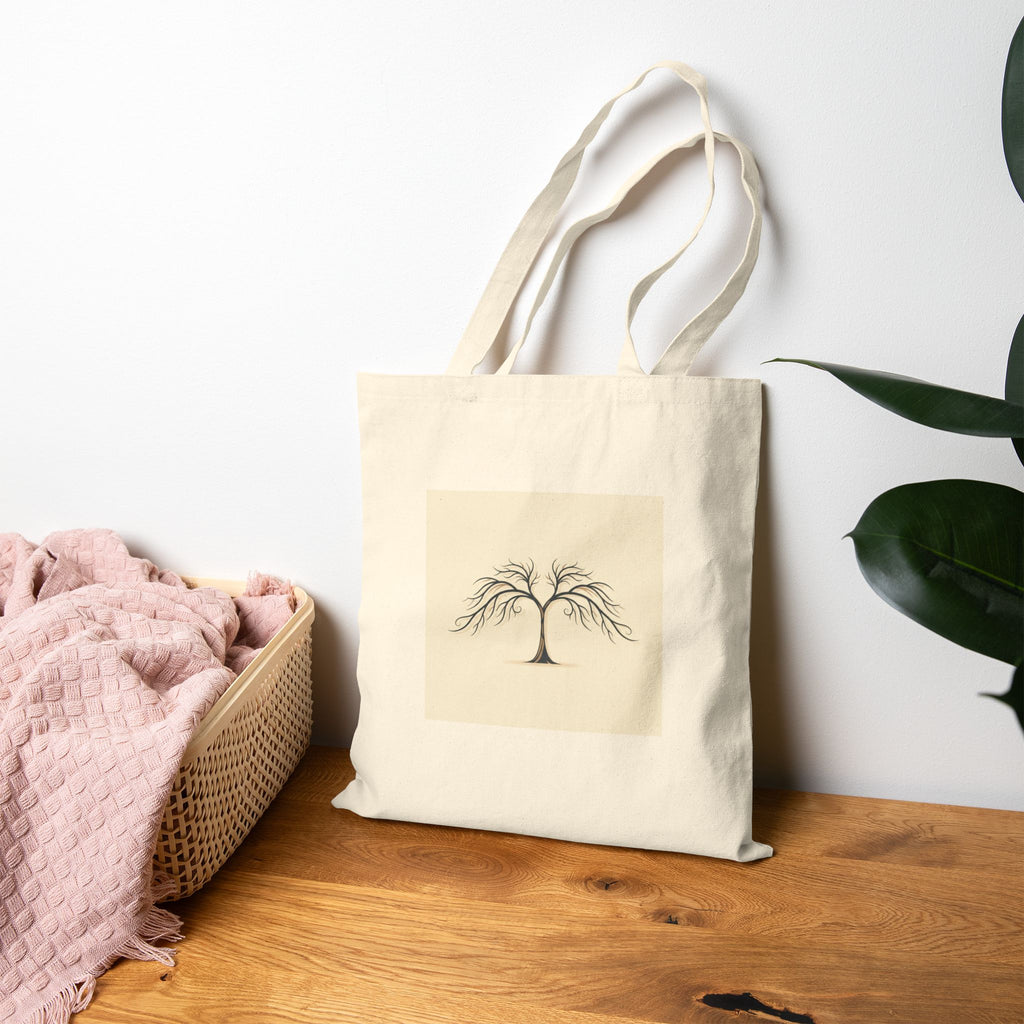 Tree of Life tote | nature symbols, minimalist forest motif