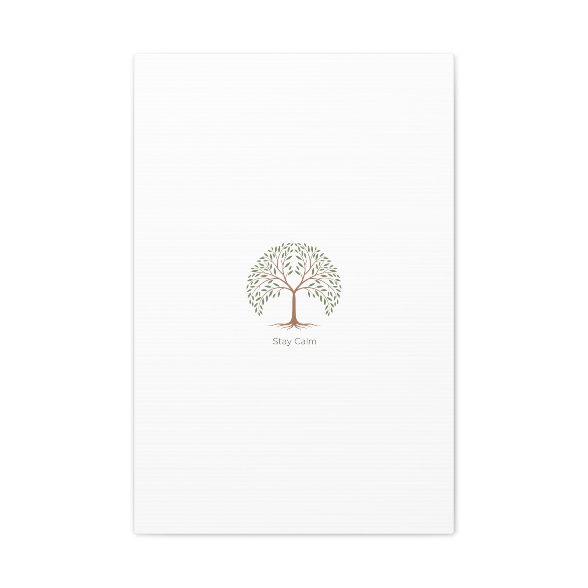 Stay Calm Canvas | Winter Fitness Grind, gym motivation decor