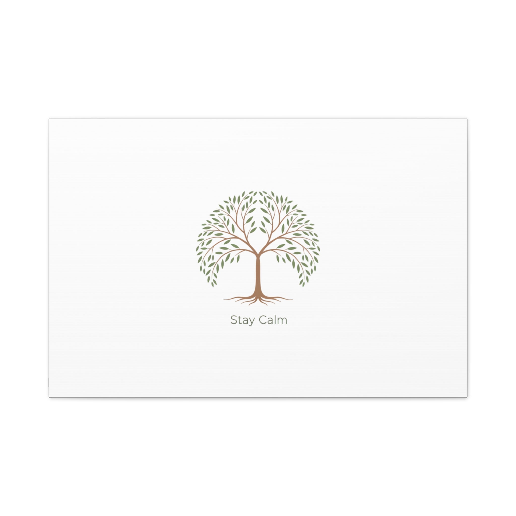 Stay Calm Canvas | Winter Fitness Grind, gym motivation decor