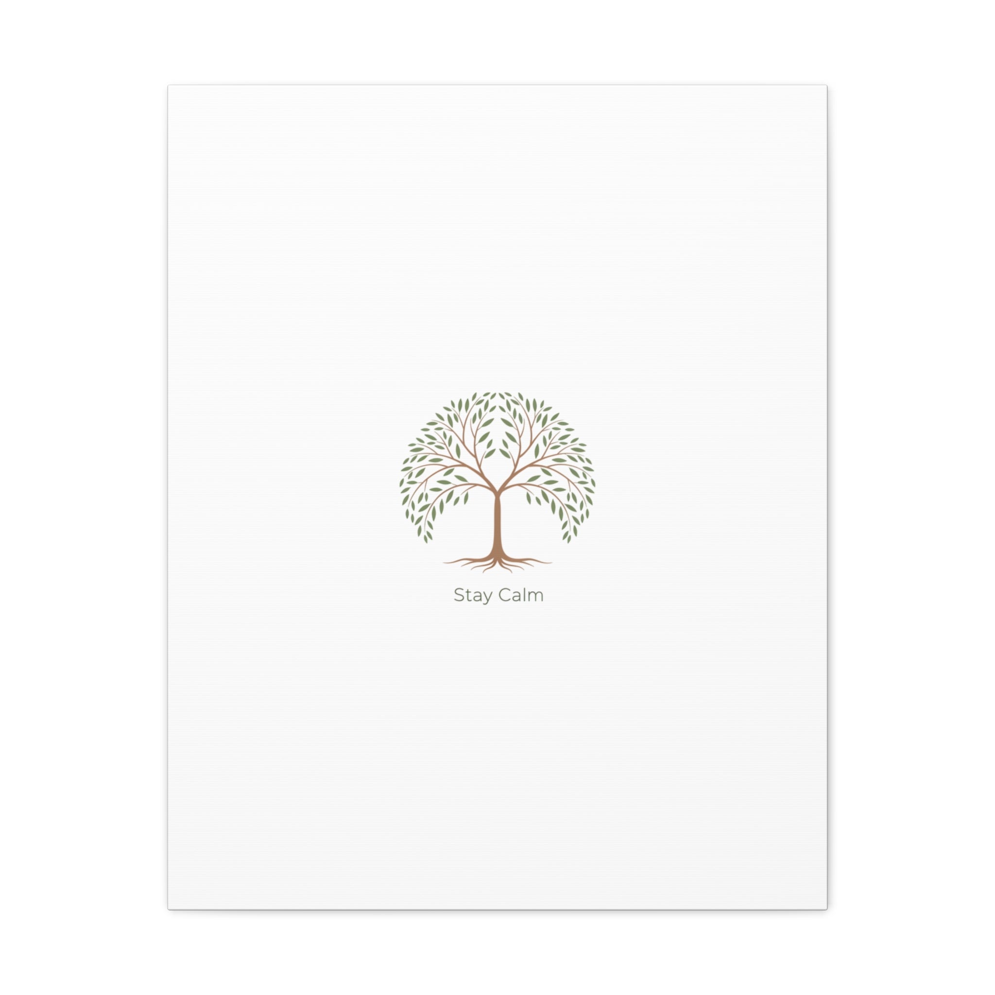 Stay Calm Canvas | Winter Fitness Grind, gym motivation decor