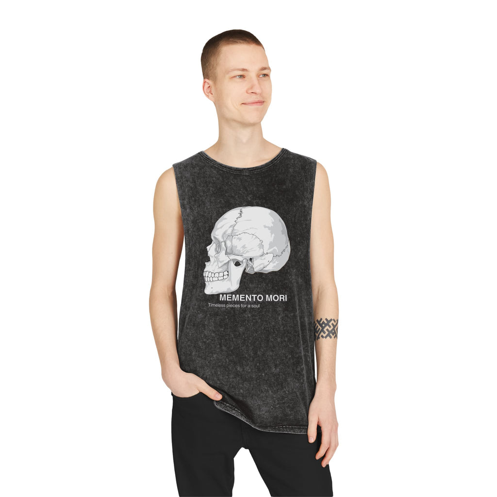 Skull Graphic Stonewash Tank