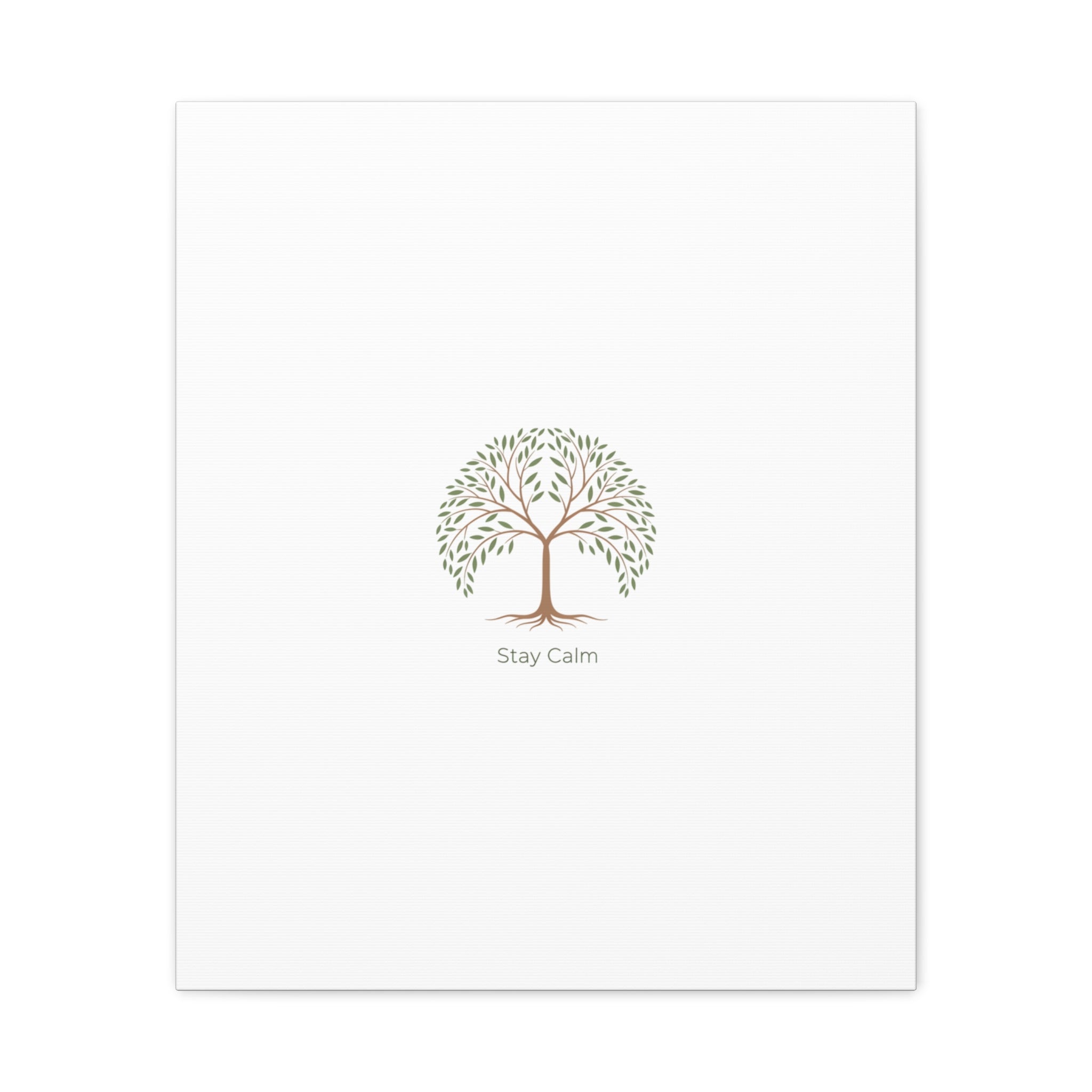 Stay Calm Canvas | Winter Fitness Grind, gym motivation decor