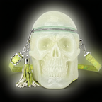 3D Bags Skull Gel Cross Body Handle Bag Glow-in-the-dark Mini Shoulder Handbag