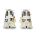 Mesh Sneakers — Pink Agate Swirl Athletic Shoes