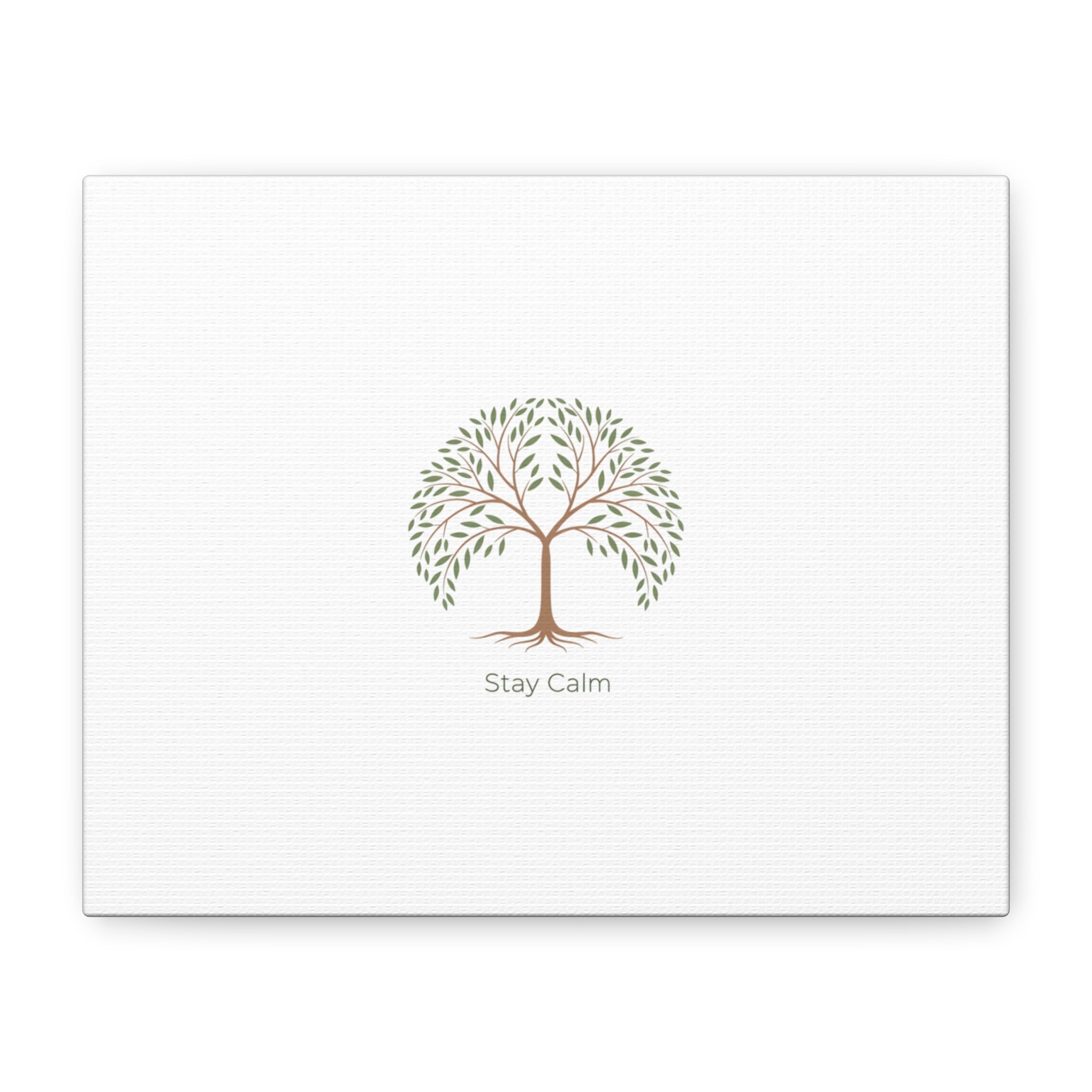 Stay Calm Canvas | Winter Fitness Grind, gym motivation decor