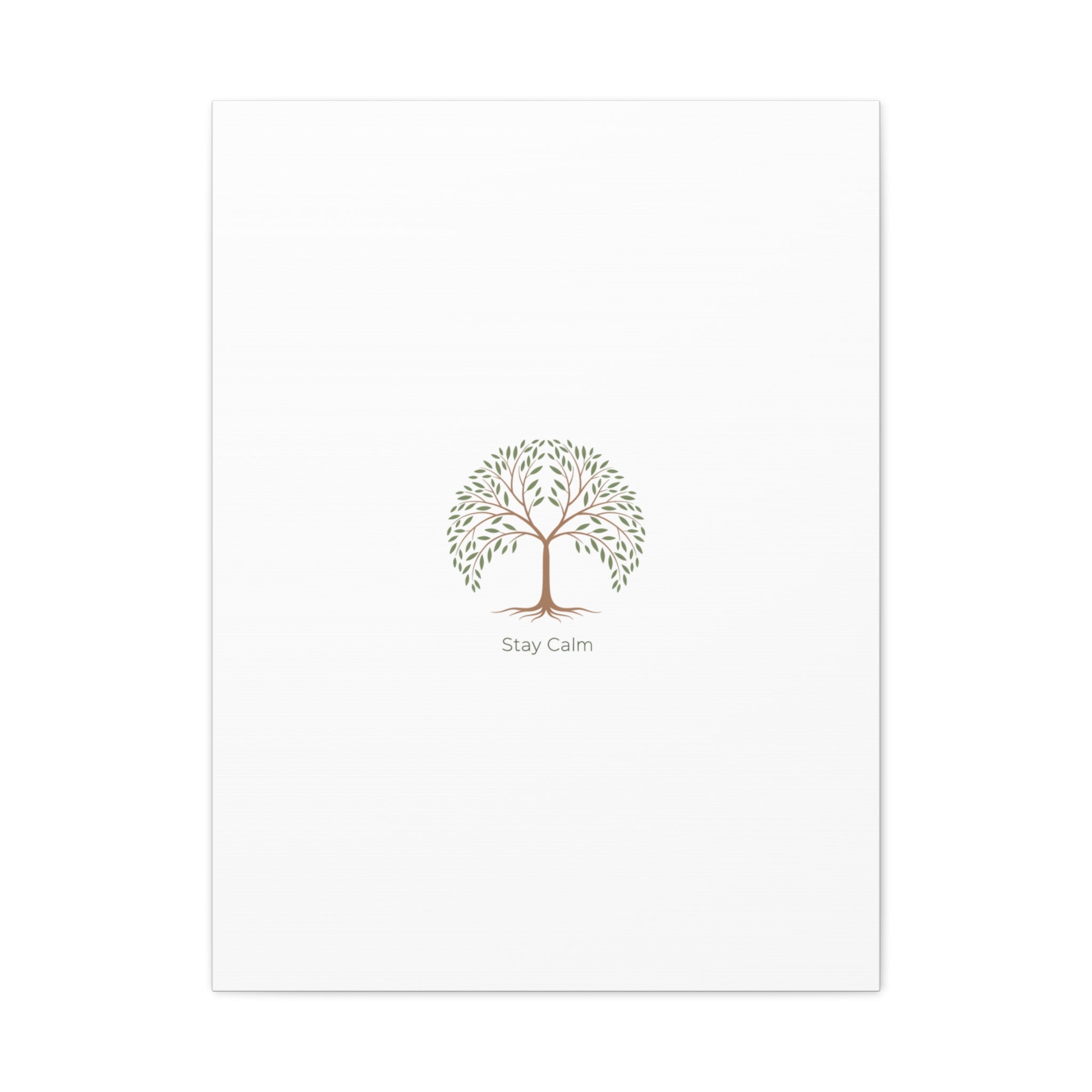 Stay Calm Canvas | Winter Fitness Grind, gym motivation decor