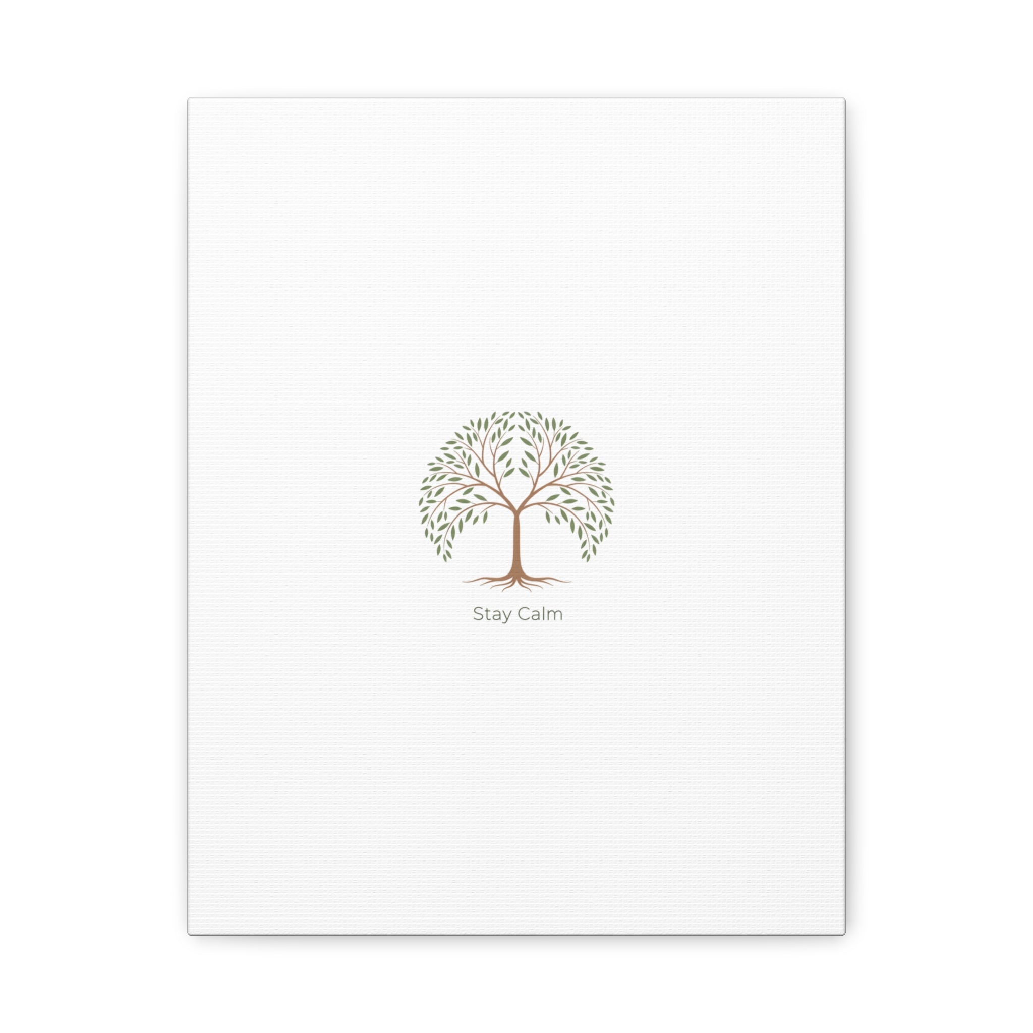 Stay Calm Canvas | Winter Fitness Grind, gym motivation decor