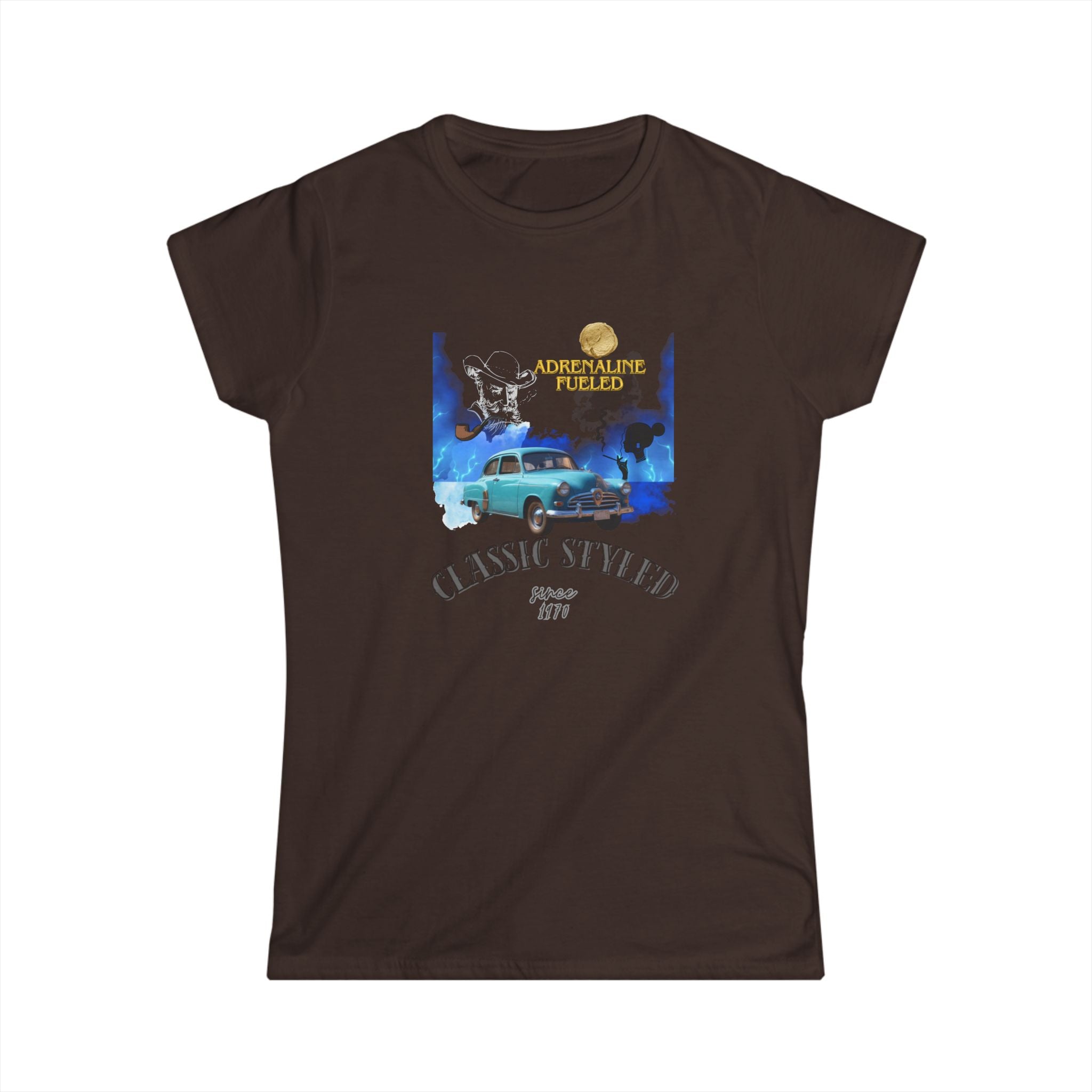 Classic Styled Women's Tee — Retro Car Graphic "Classic Styled"