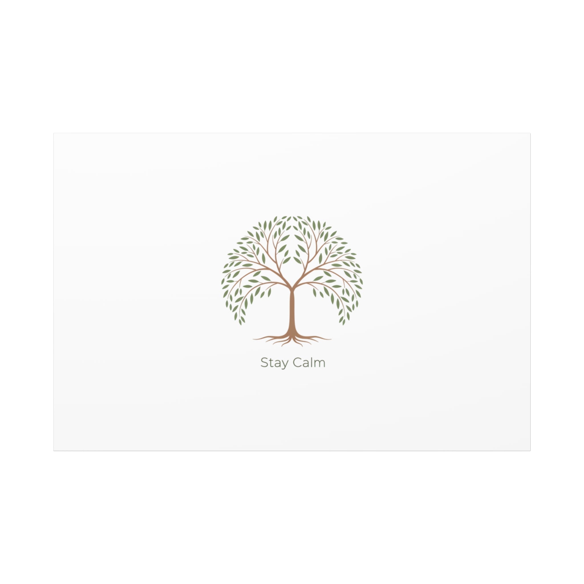 Stay Calm Canvas | Winter Fitness Grind, gym motivation decor