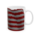 American Flag Ceramic Mug — USA Stars & Stripes Coffee Cup (11oz, 15oz)