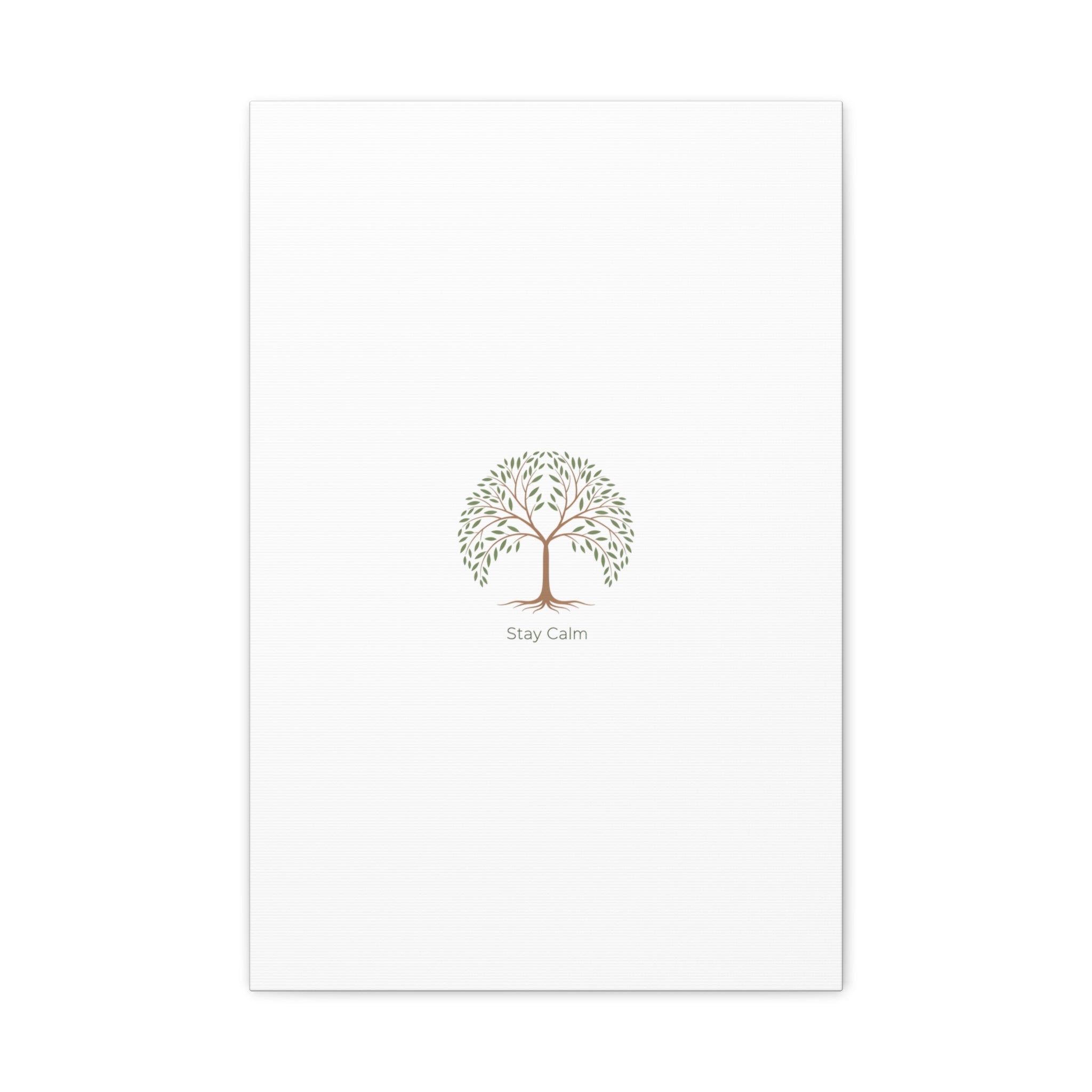 Stay Calm Canvas | Winter Fitness Grind, gym motivation decor