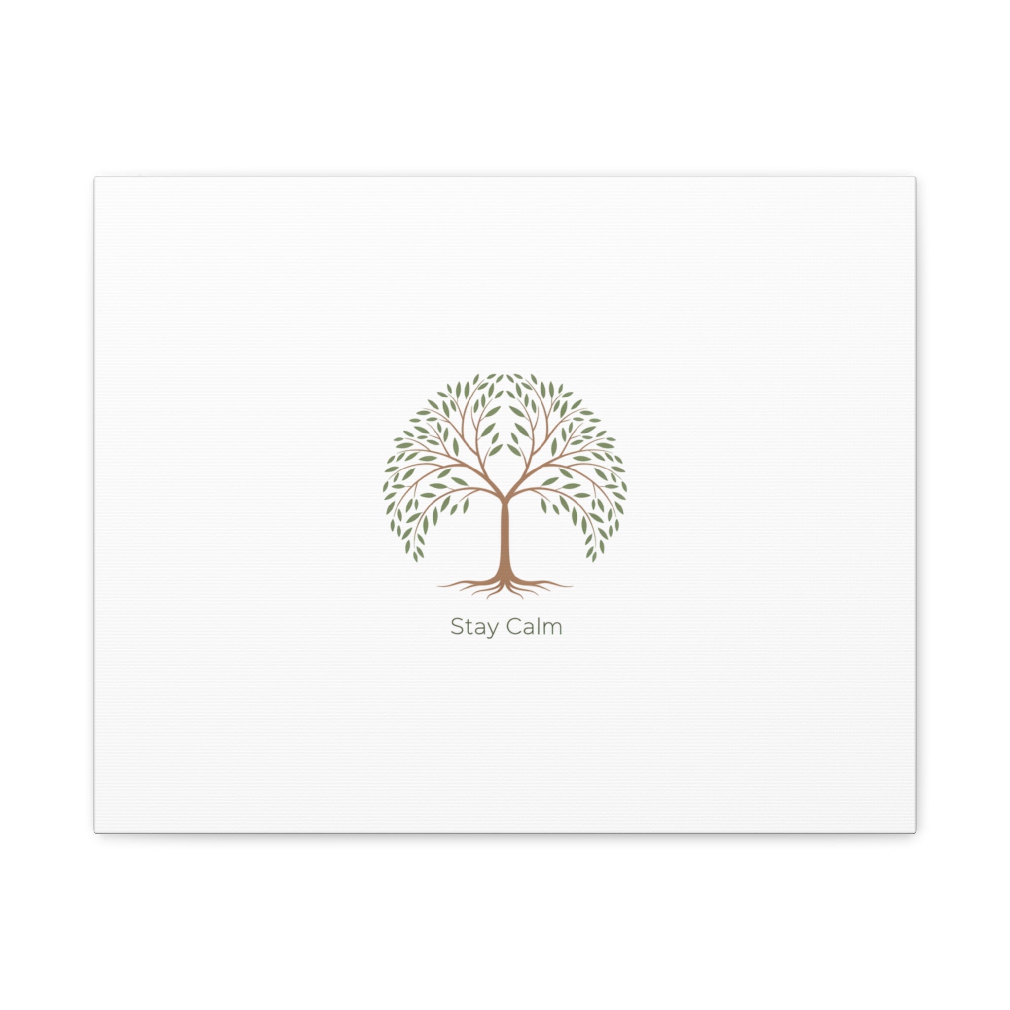 Stay Calm Canvas | Winter Fitness Grind, gym motivation decor