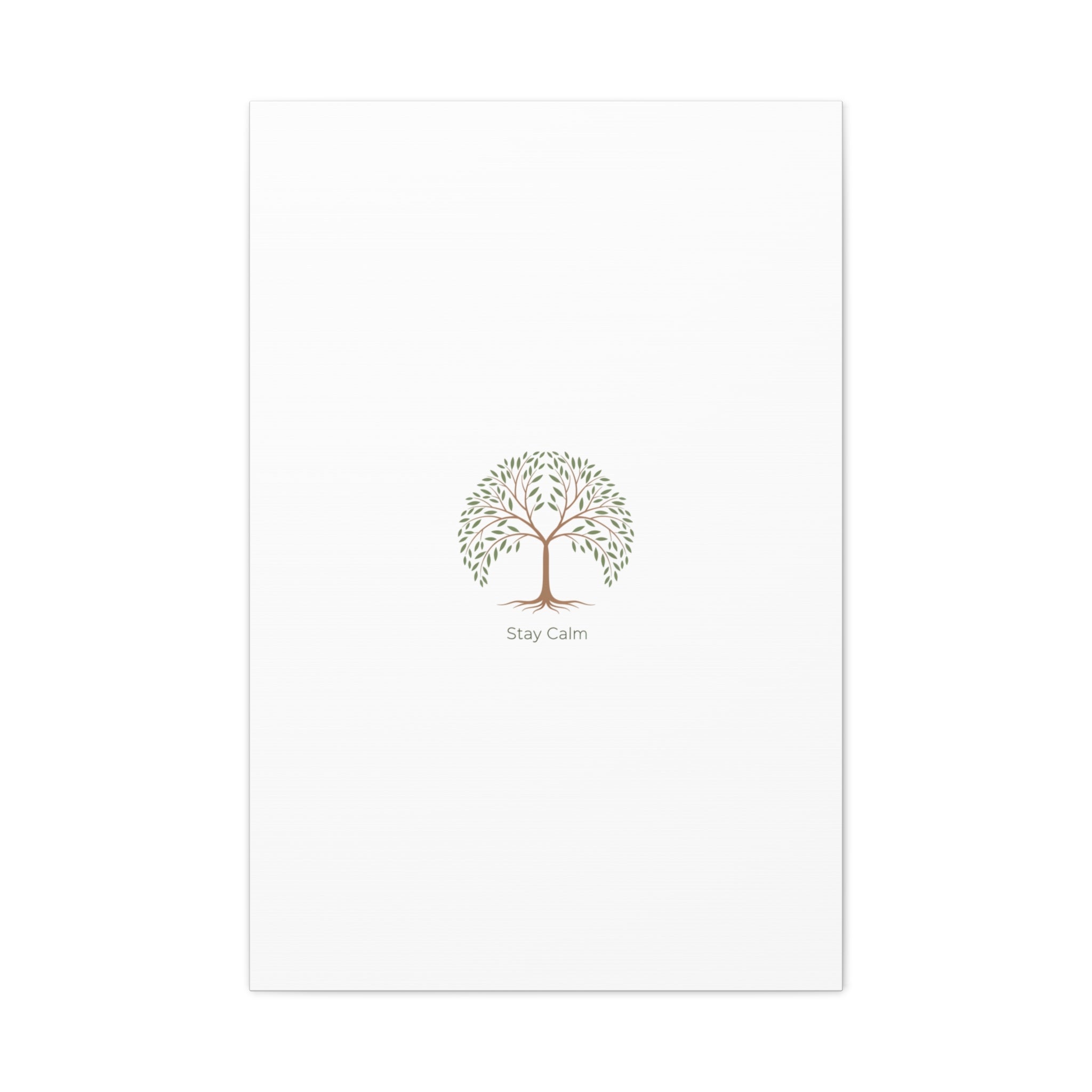 Stay Calm Canvas | Winter Fitness Grind, gym motivation decor