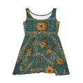 Skater Dress — Sunflower Mosaic All-Over Print