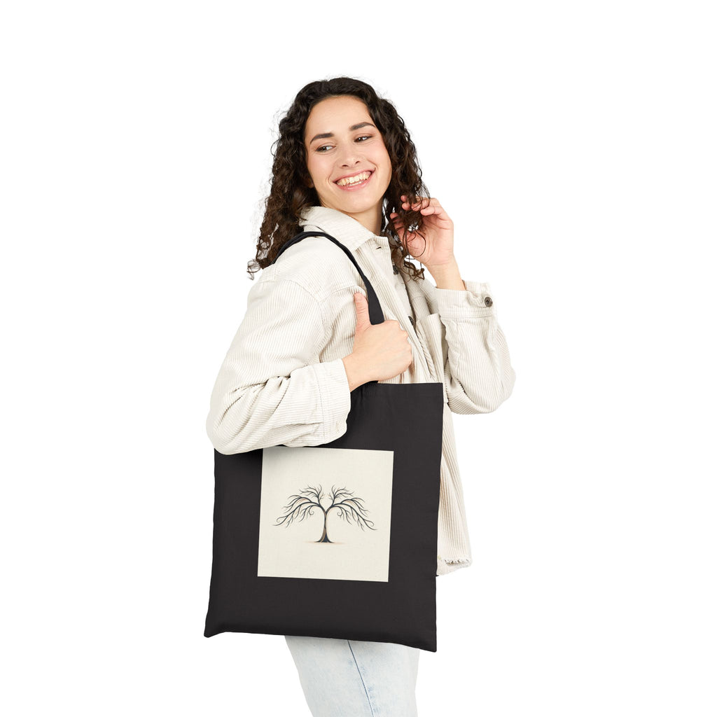 Tree of Life tote | nature symbols, minimalist forest motif
