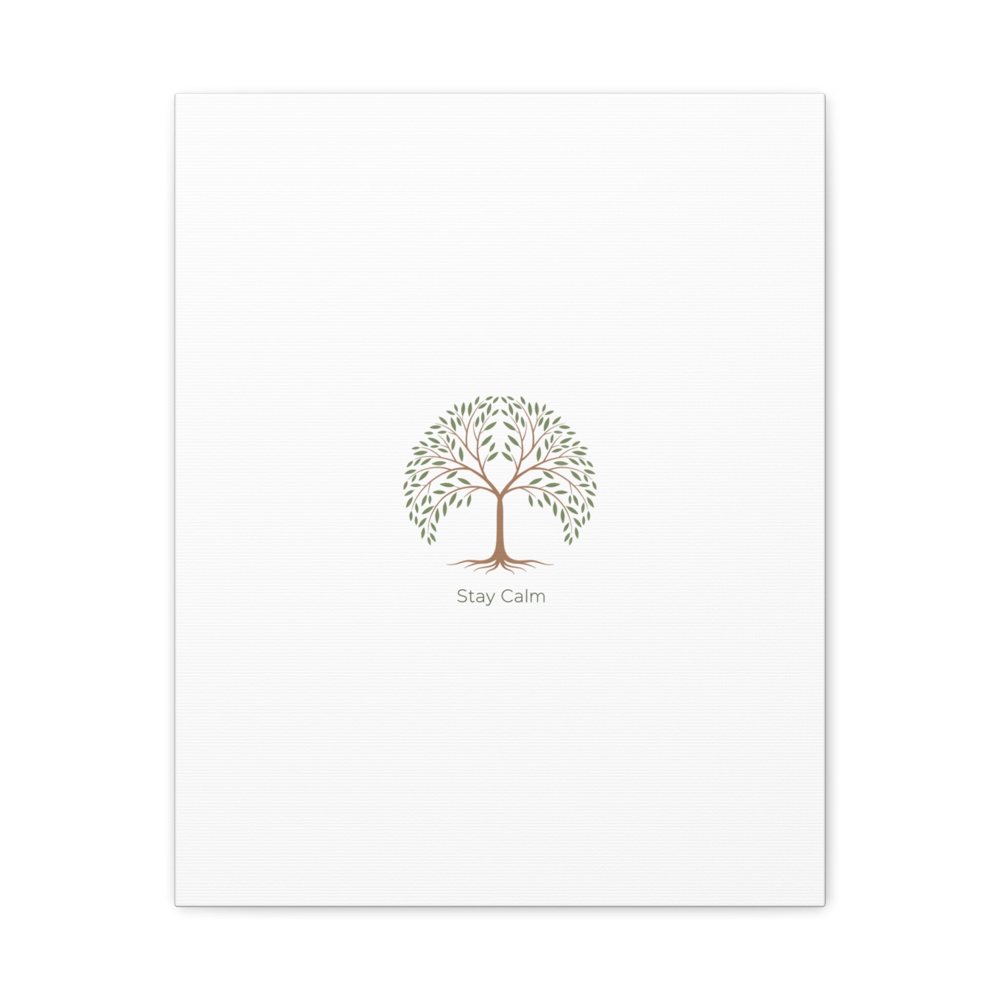 Stay Calm Canvas | Winter Fitness Grind, gym motivation decor