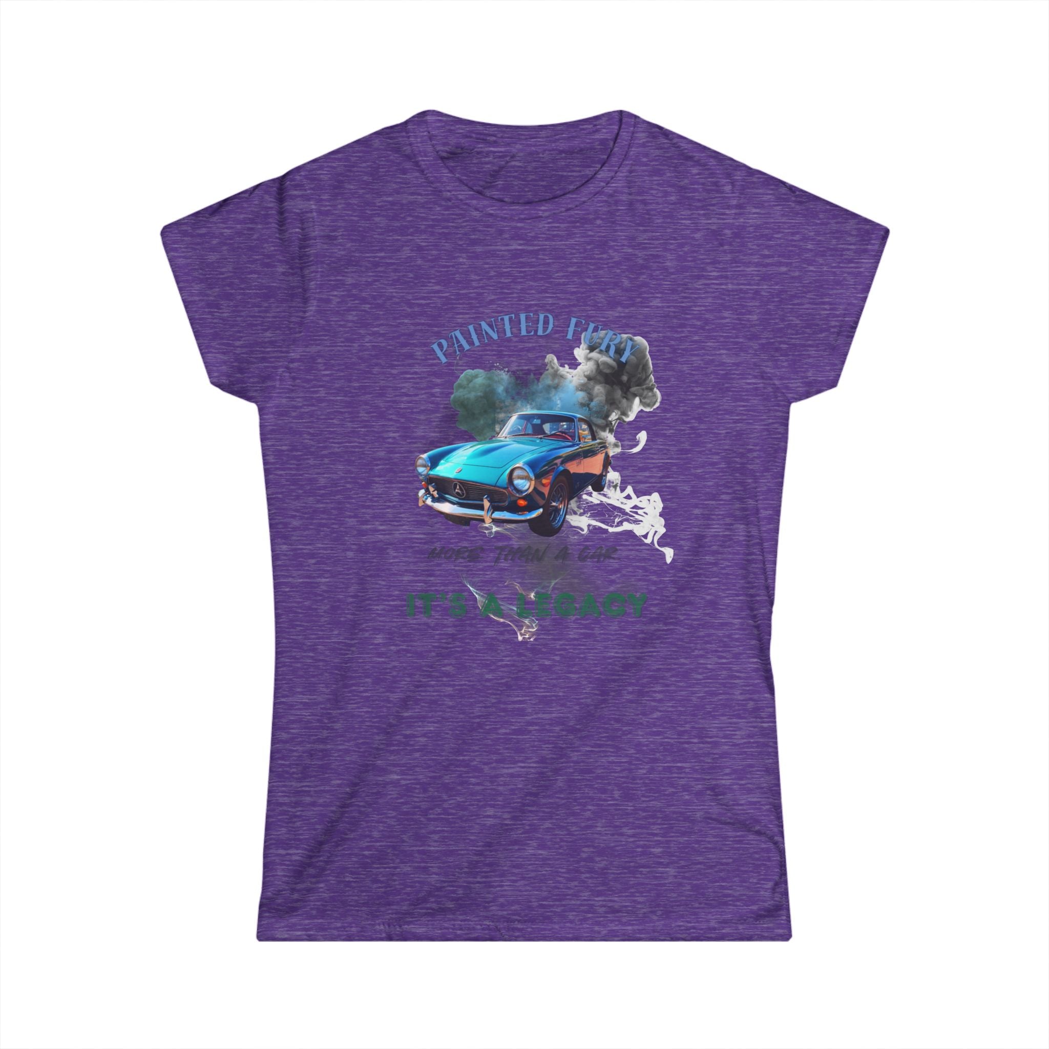 Classic Car Tee — "Painted Fast" Vintage Muscle Car It's a Legacy Women's T-Shirt