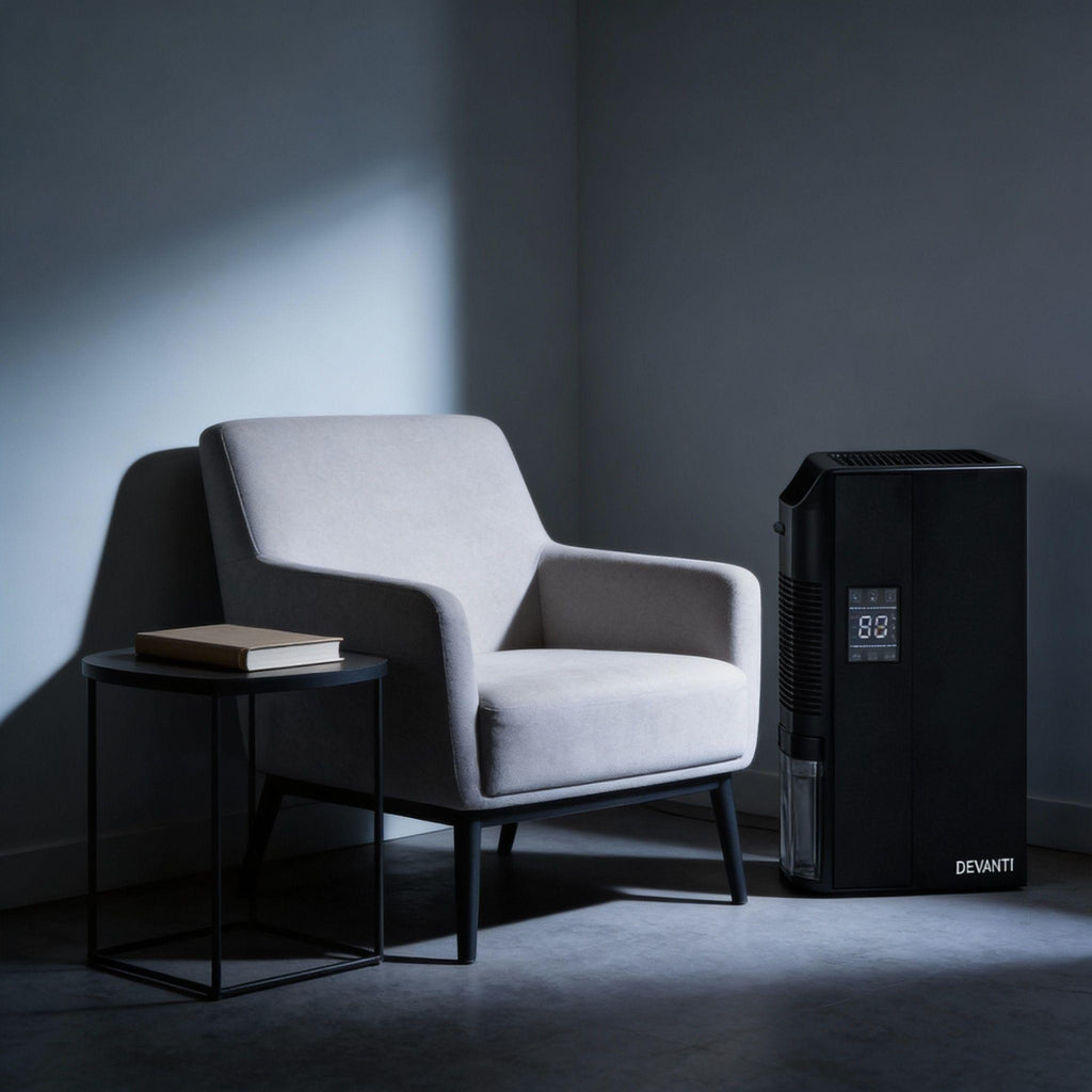 Devanti Dehumidifier 2L Air Purifier Black