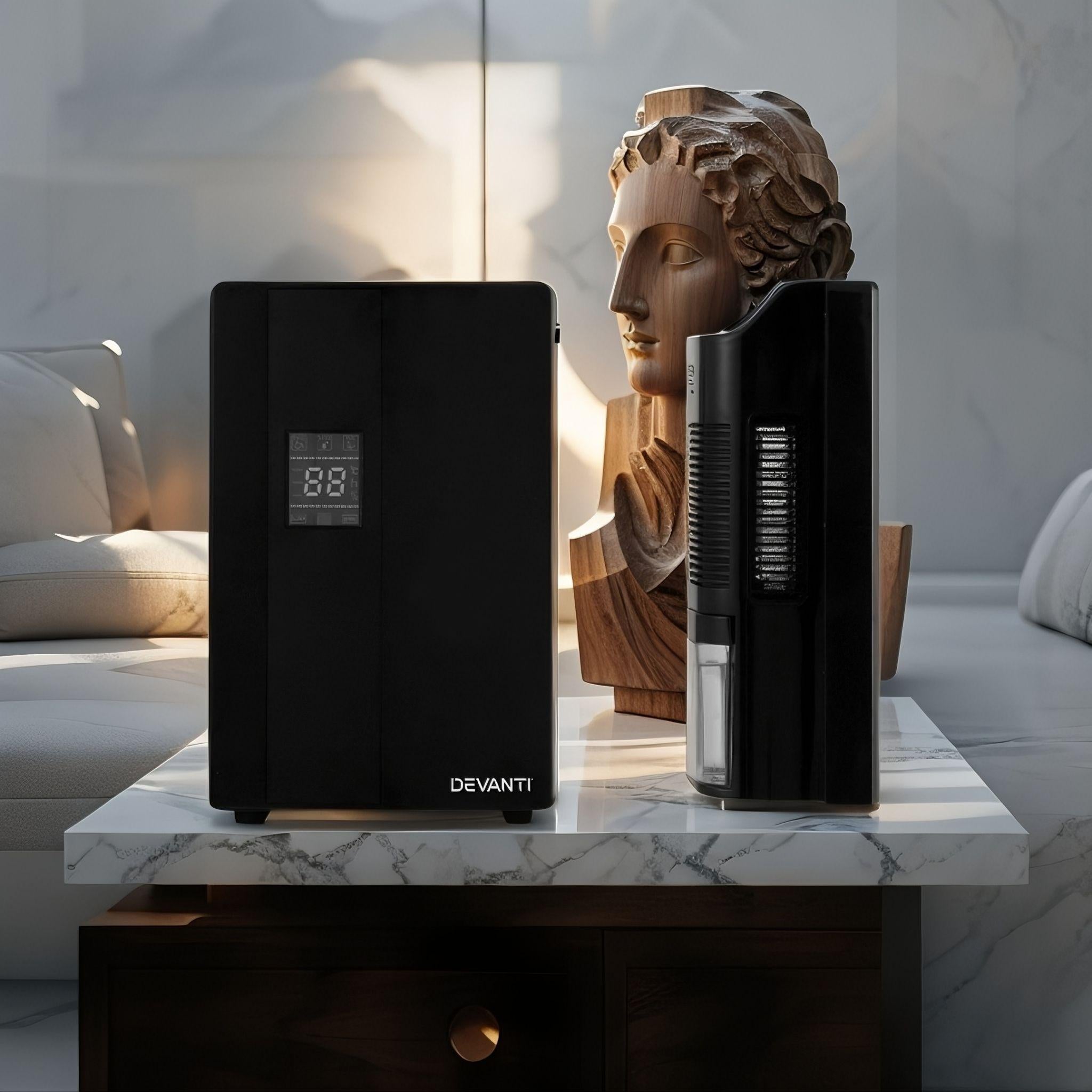 Devanti Dehumidifier 2L Air Purifier Black