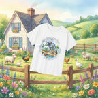 Masalsı Çiftlik Hikâyesi – Çocuklar İçin Once Upon a Little Farm Beyaz Tişört