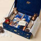 Christmas Nativity Youth Leggings – 'Now' Blue Nativity Print AOP