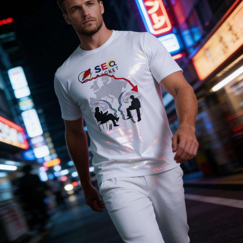 SEO Analyze Life & Work T-Shirt — 'seo analiz the life with work'